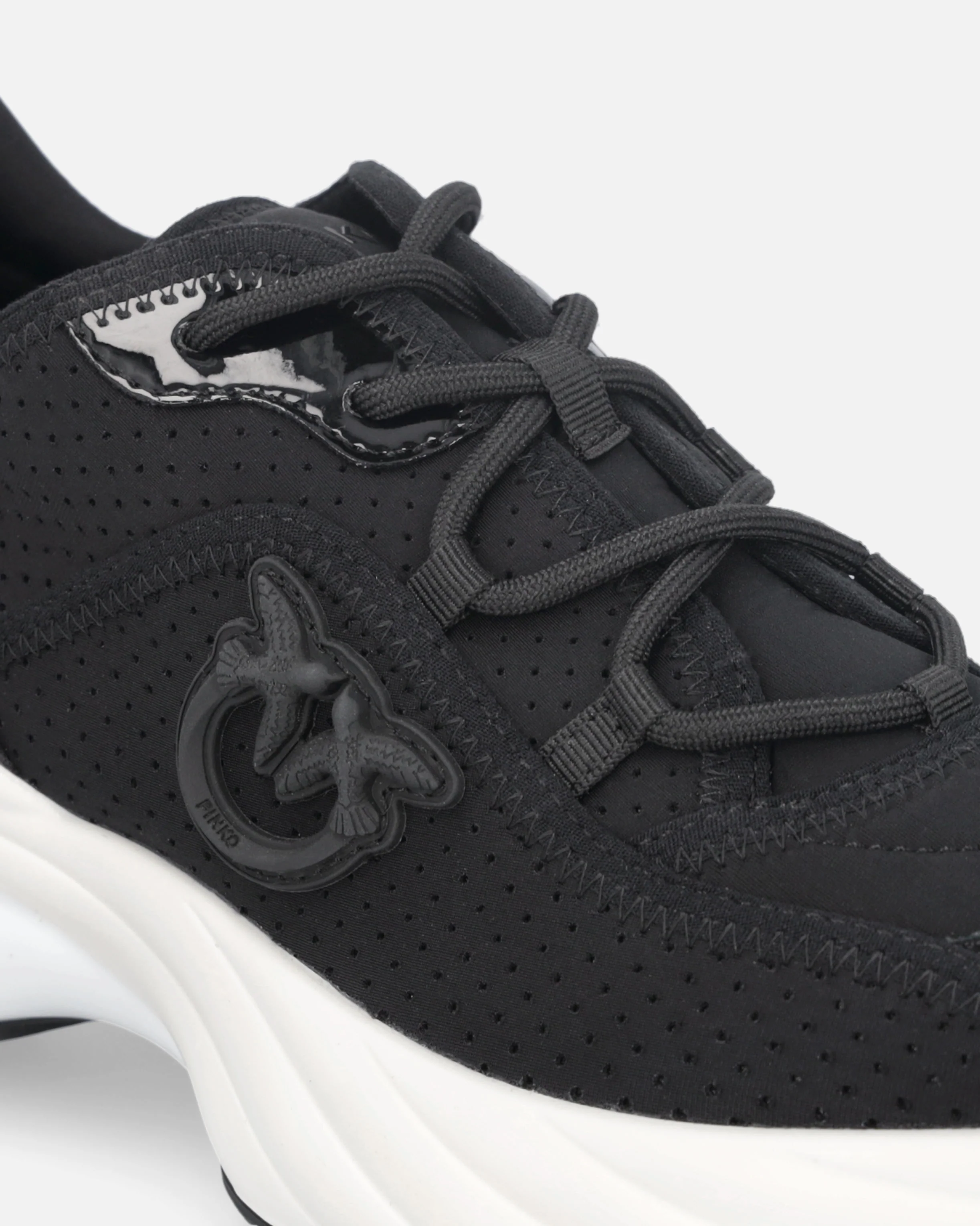 Ariel perforated sneakers with bird logo - Image 4