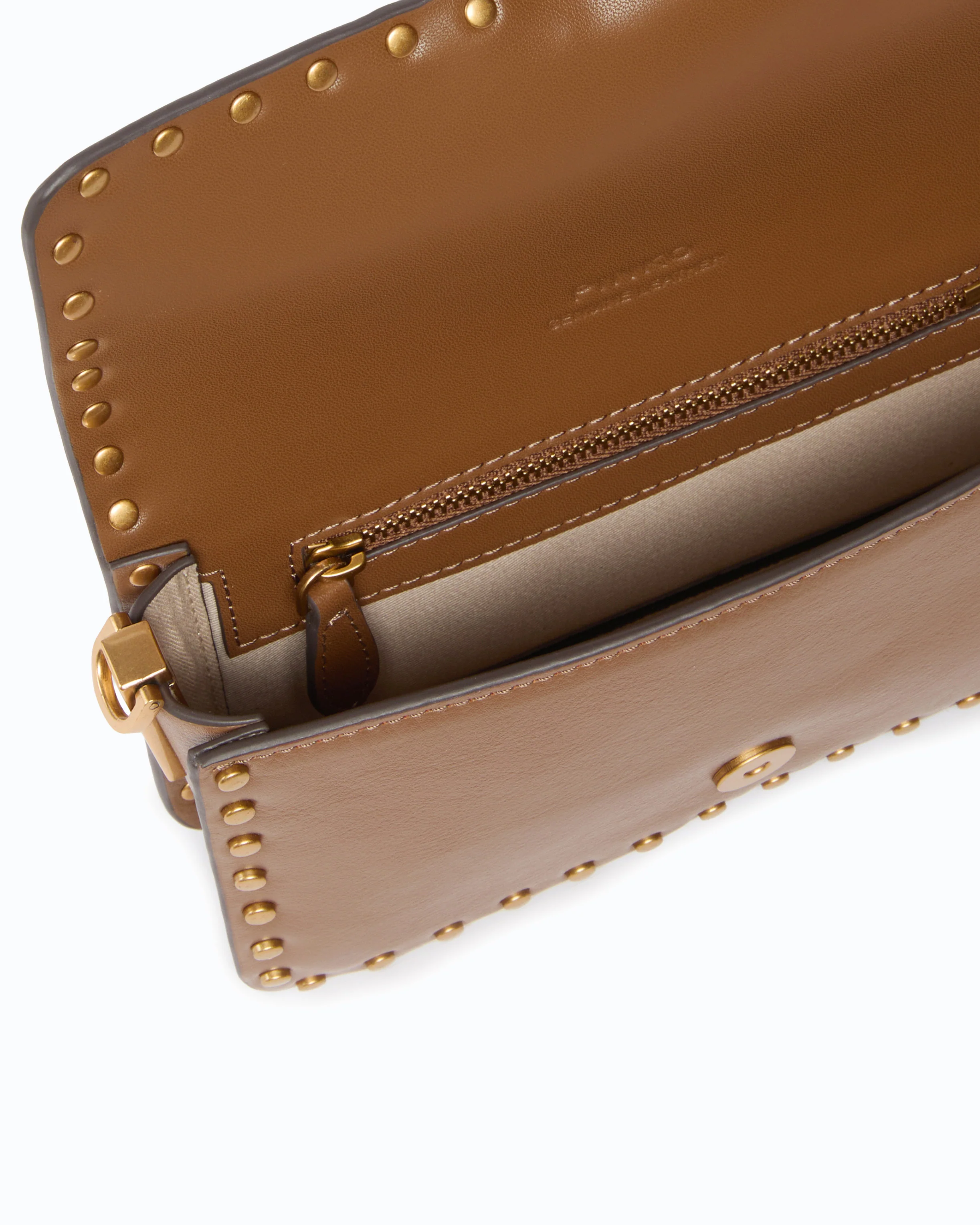 Baby Love Bag One Slouchy crossbody bag in leather with studs - Image 4