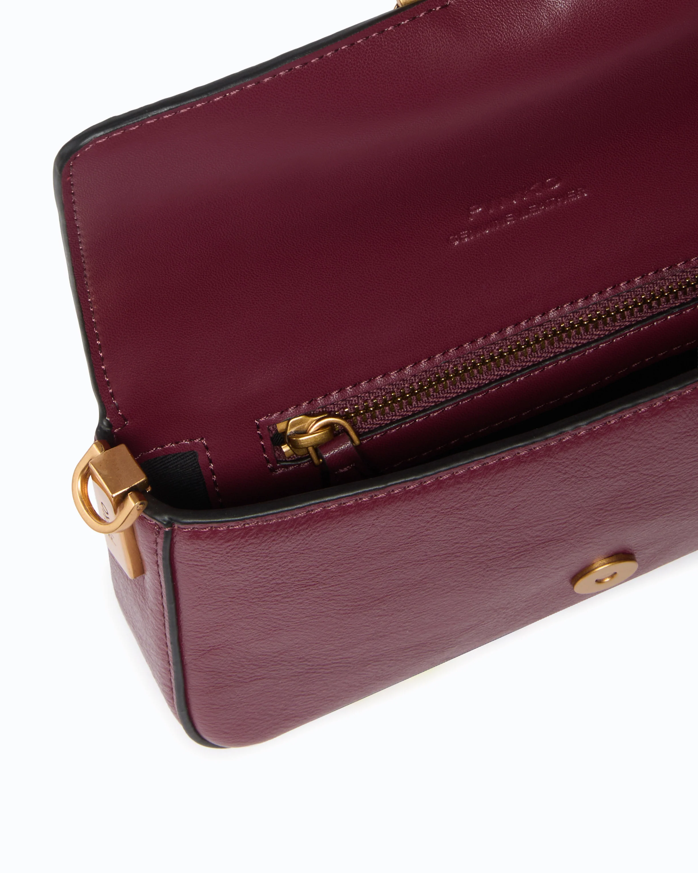 Baby Love Bag One Slouchy crossbody bag in new biker leather - Image 4