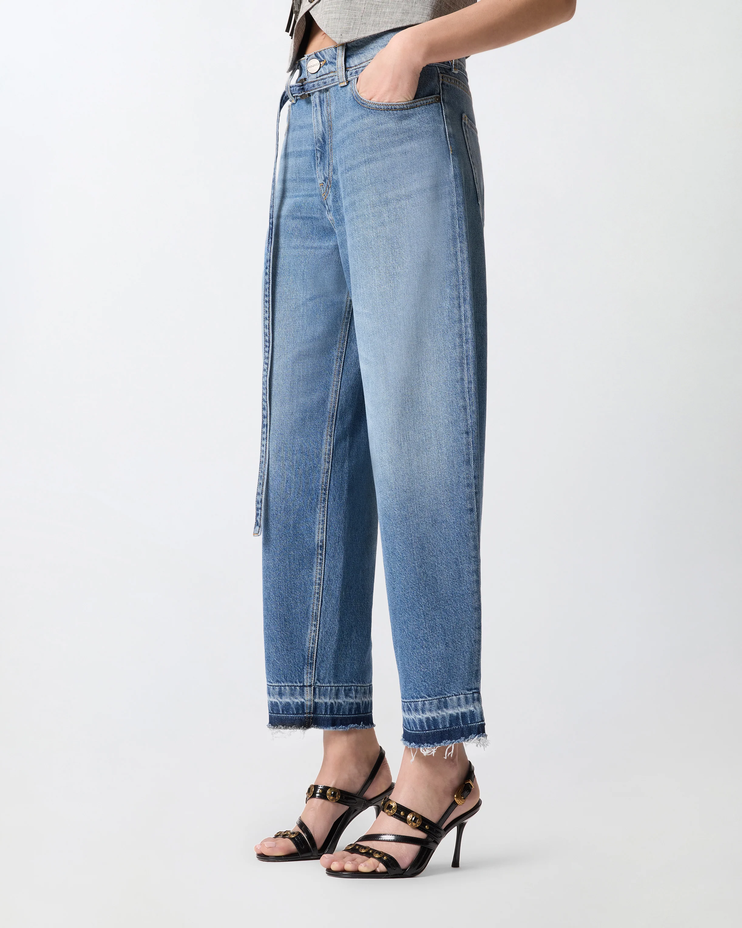Balloon jeans with worn effect - Image 2