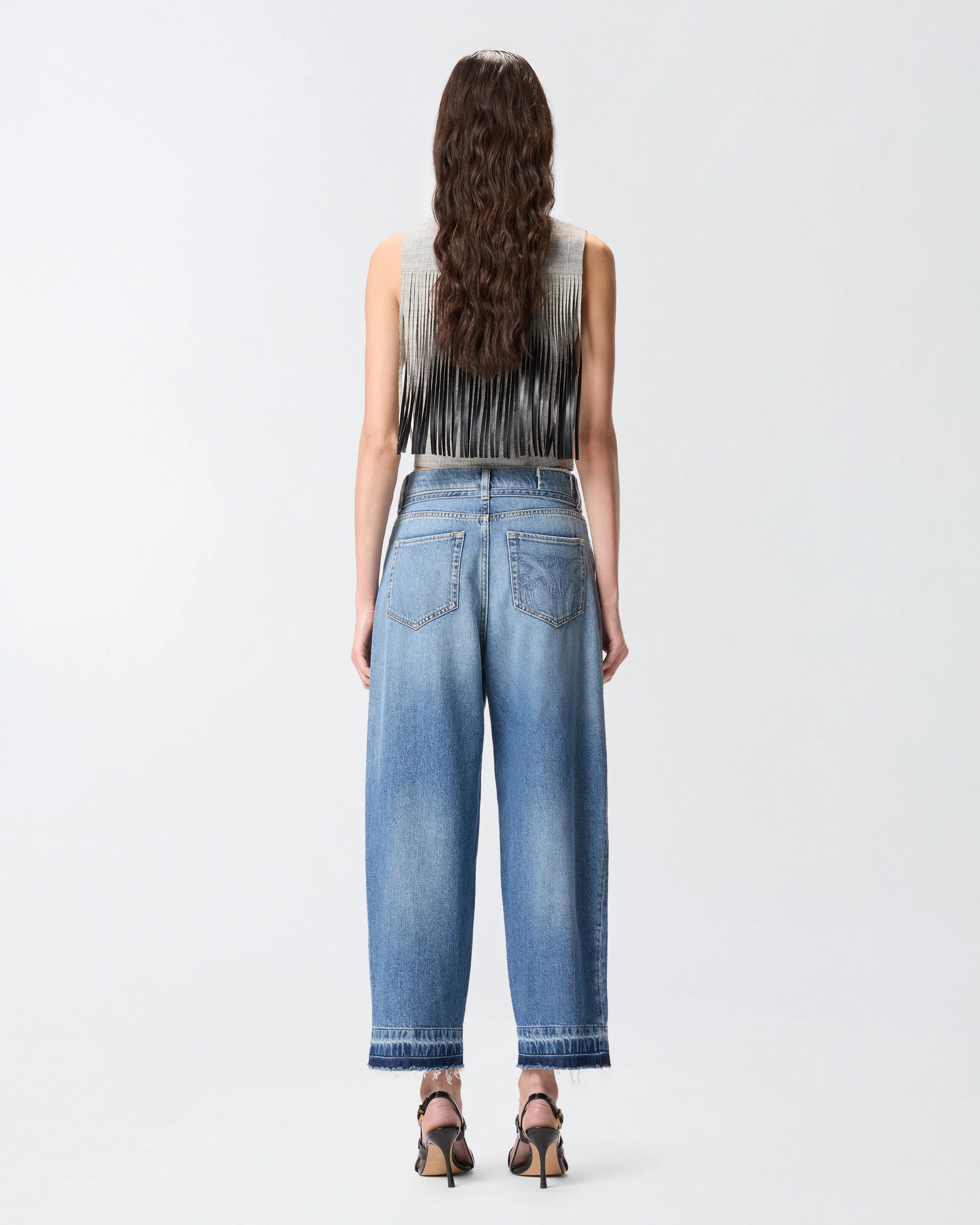 Balloon jeans with worn effect - Image 3