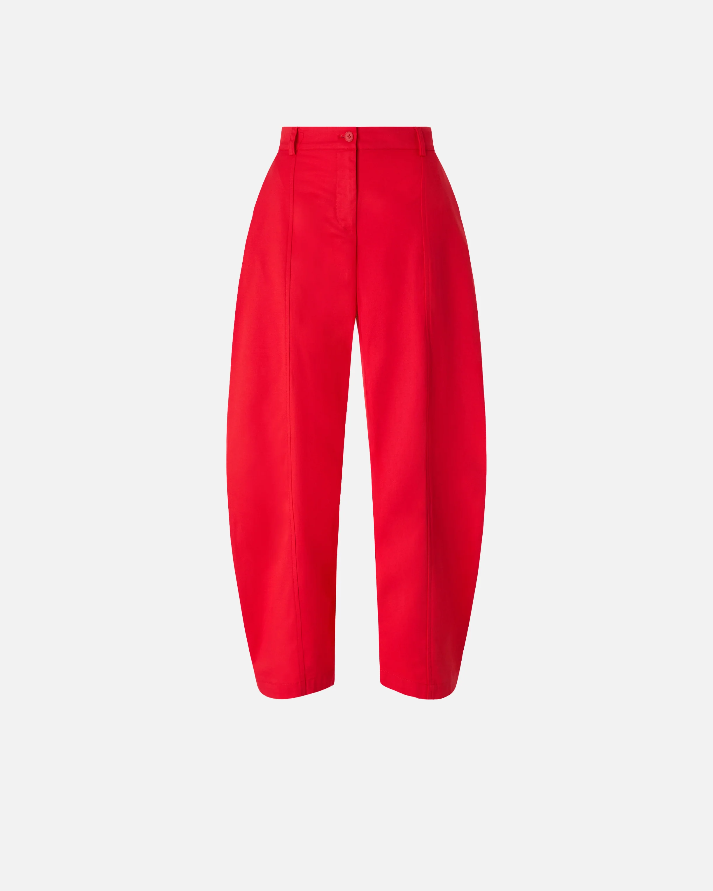 Barrel-fit trousers in stretch cotton - Image 6