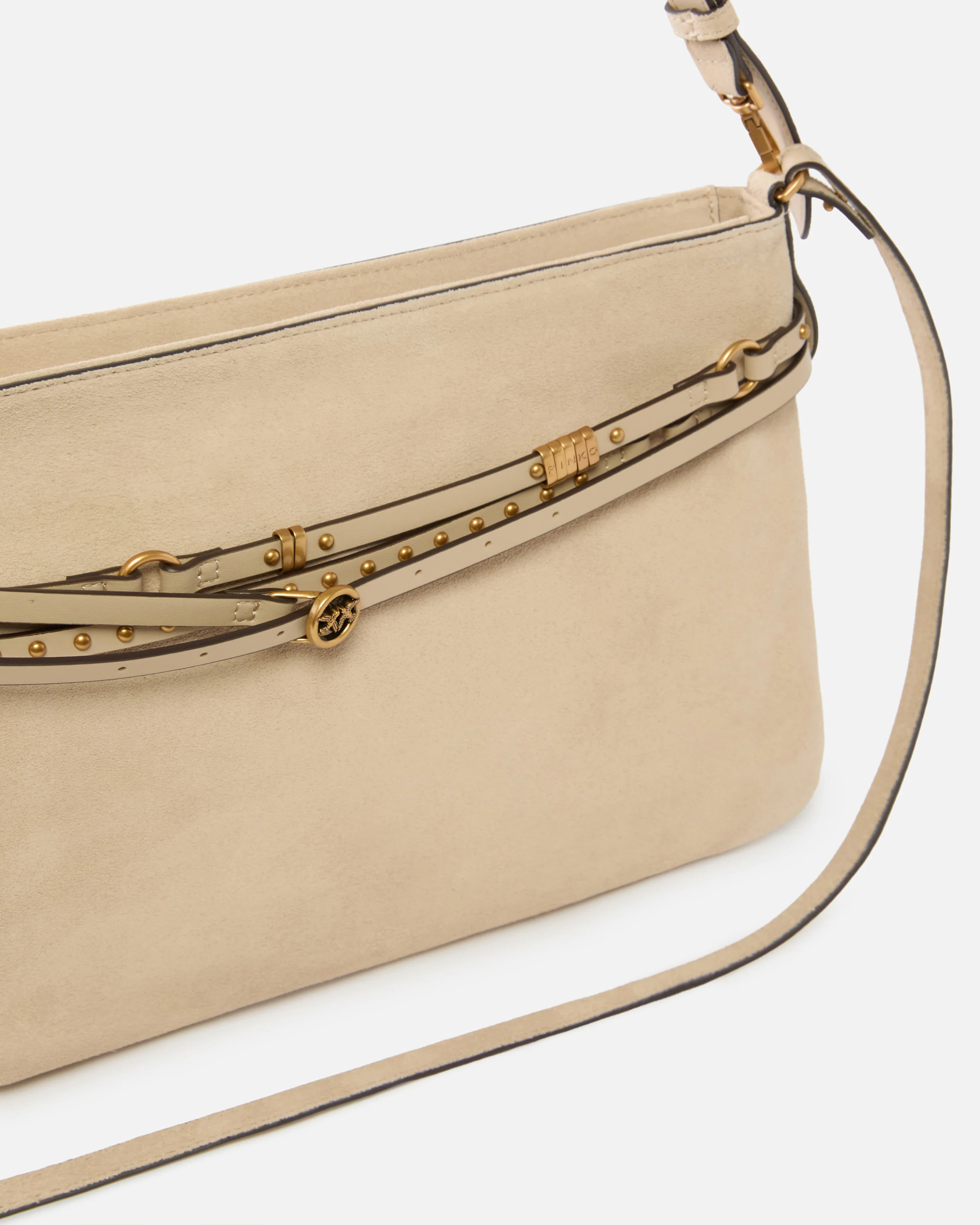 Belt Bag Big large shoulder bag in suede - Image 3