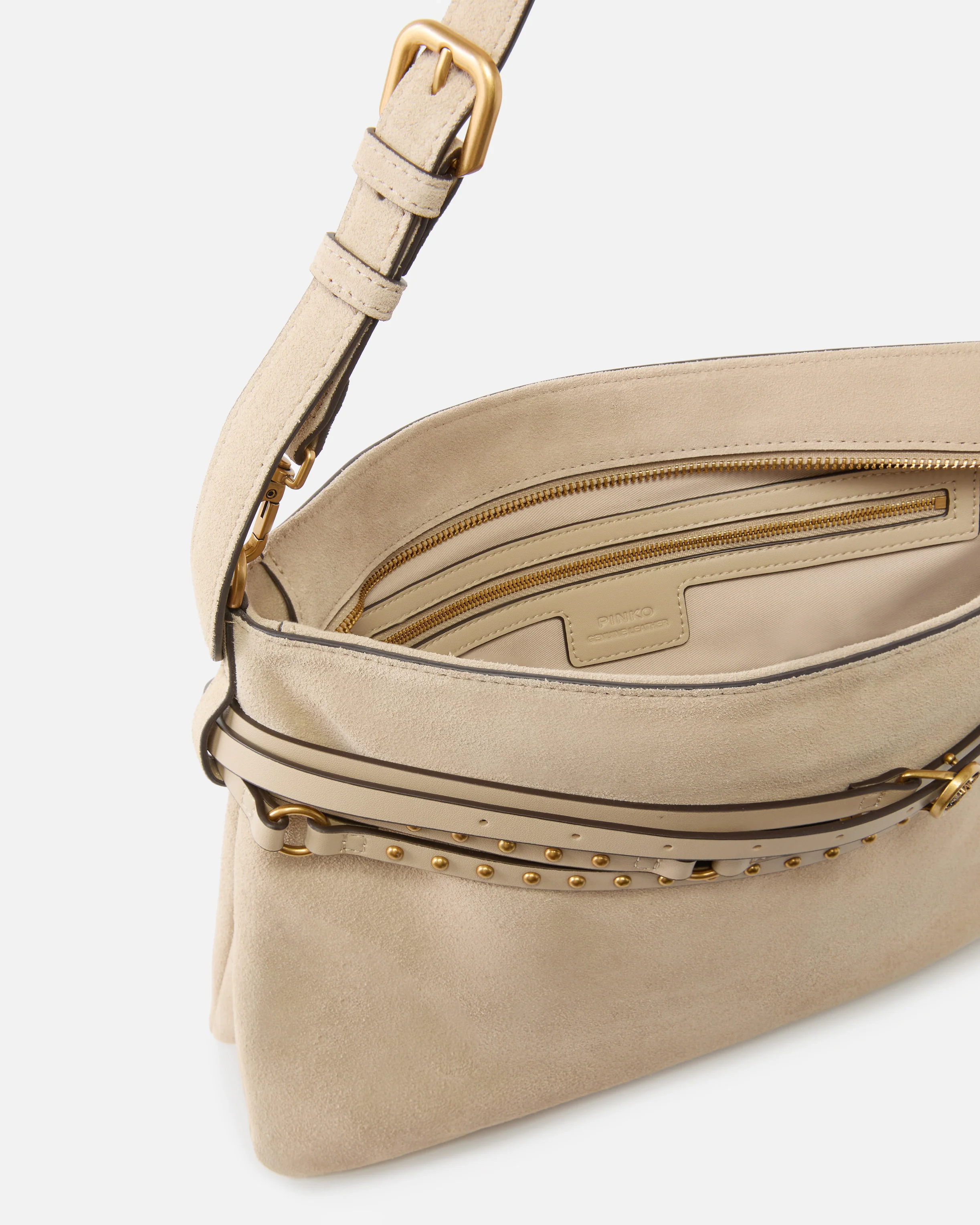 Belt Bag Big large shoulder bag in suede - Image 4