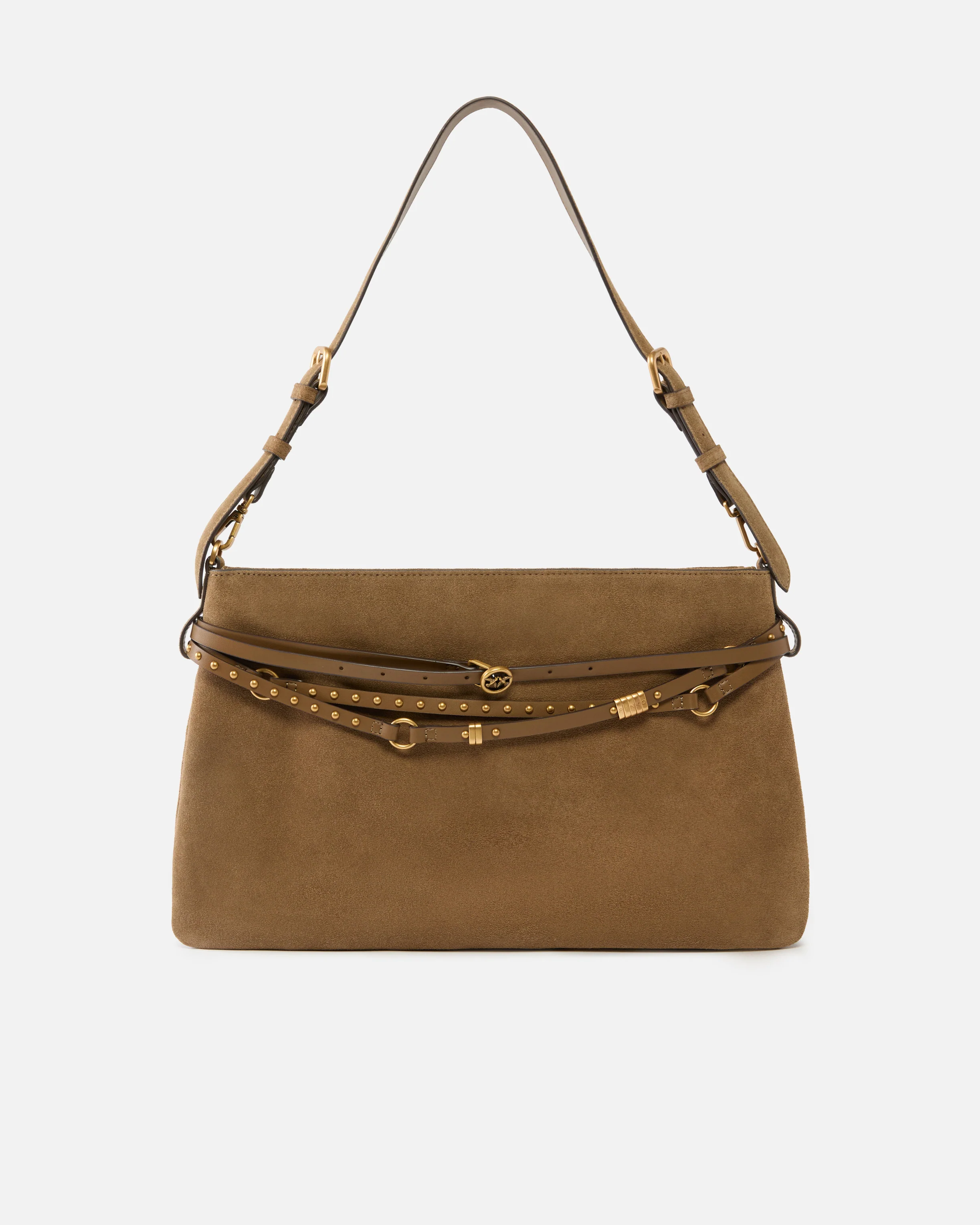 Belt Bag Big large shoulder bag in suede