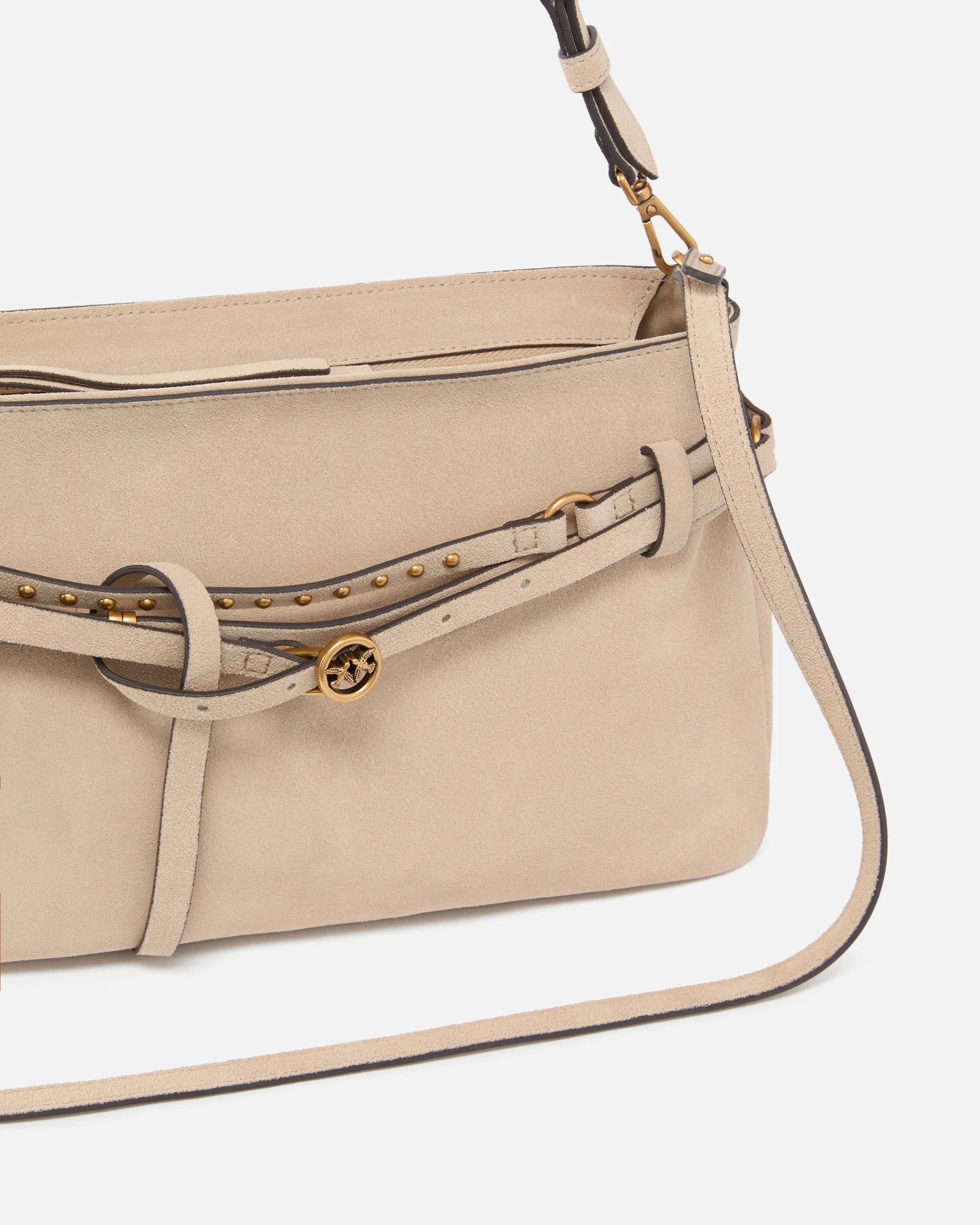 Belt Bag medium shoulder bag in suede - Image 3