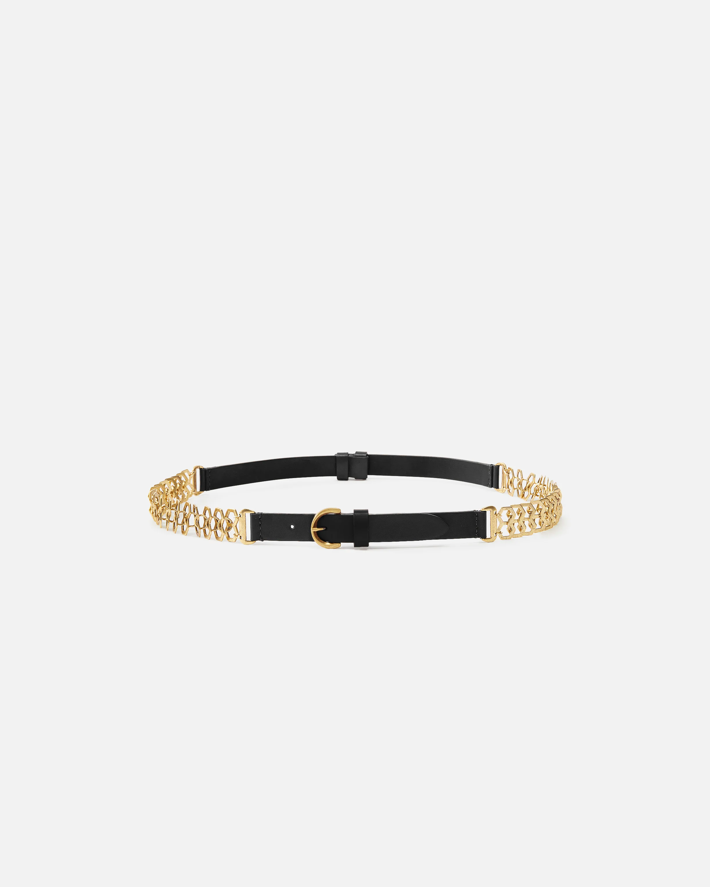 Belt with chain insert, 2 cm