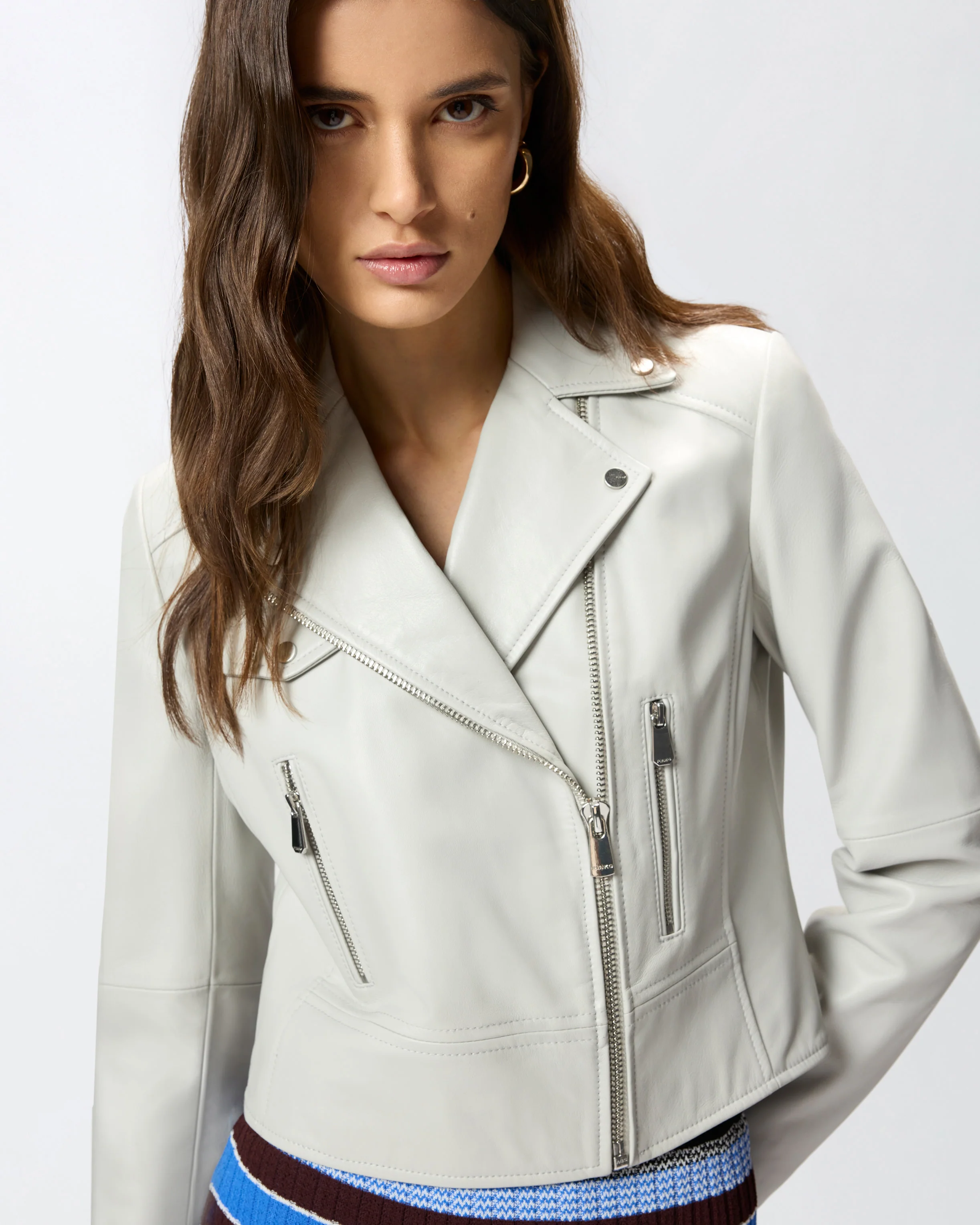 Biker-style jacket in nappa leather - Image 4