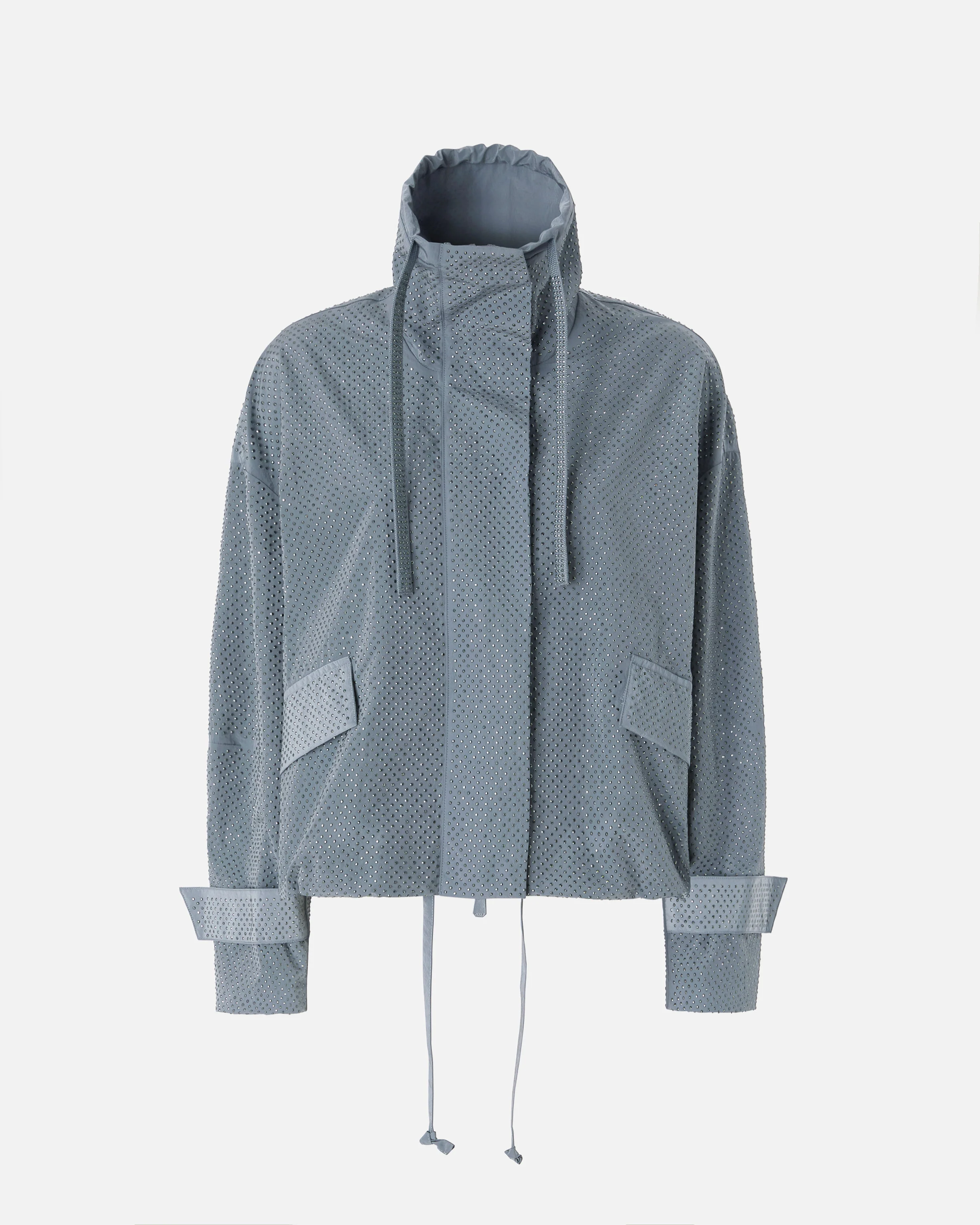 Blouson jacket with all-over micro studs - Image 5