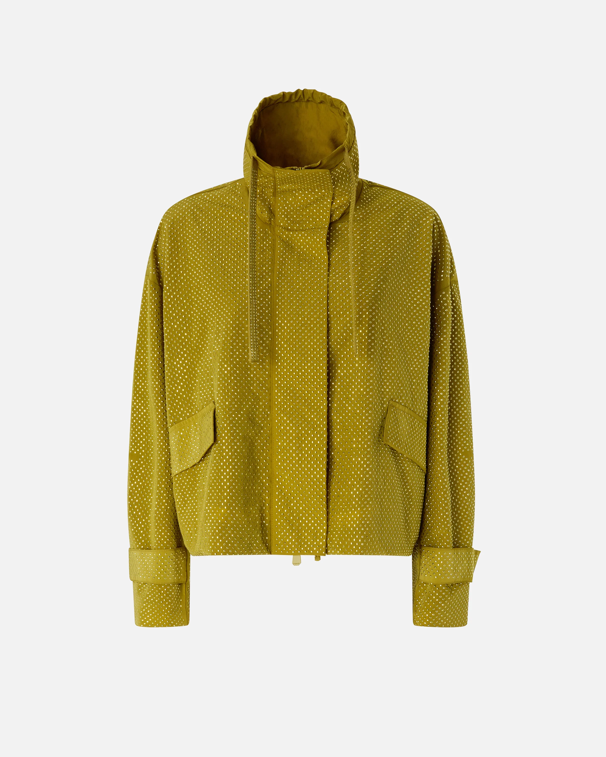 Blouson jacket with all-over micro studs - Image 5