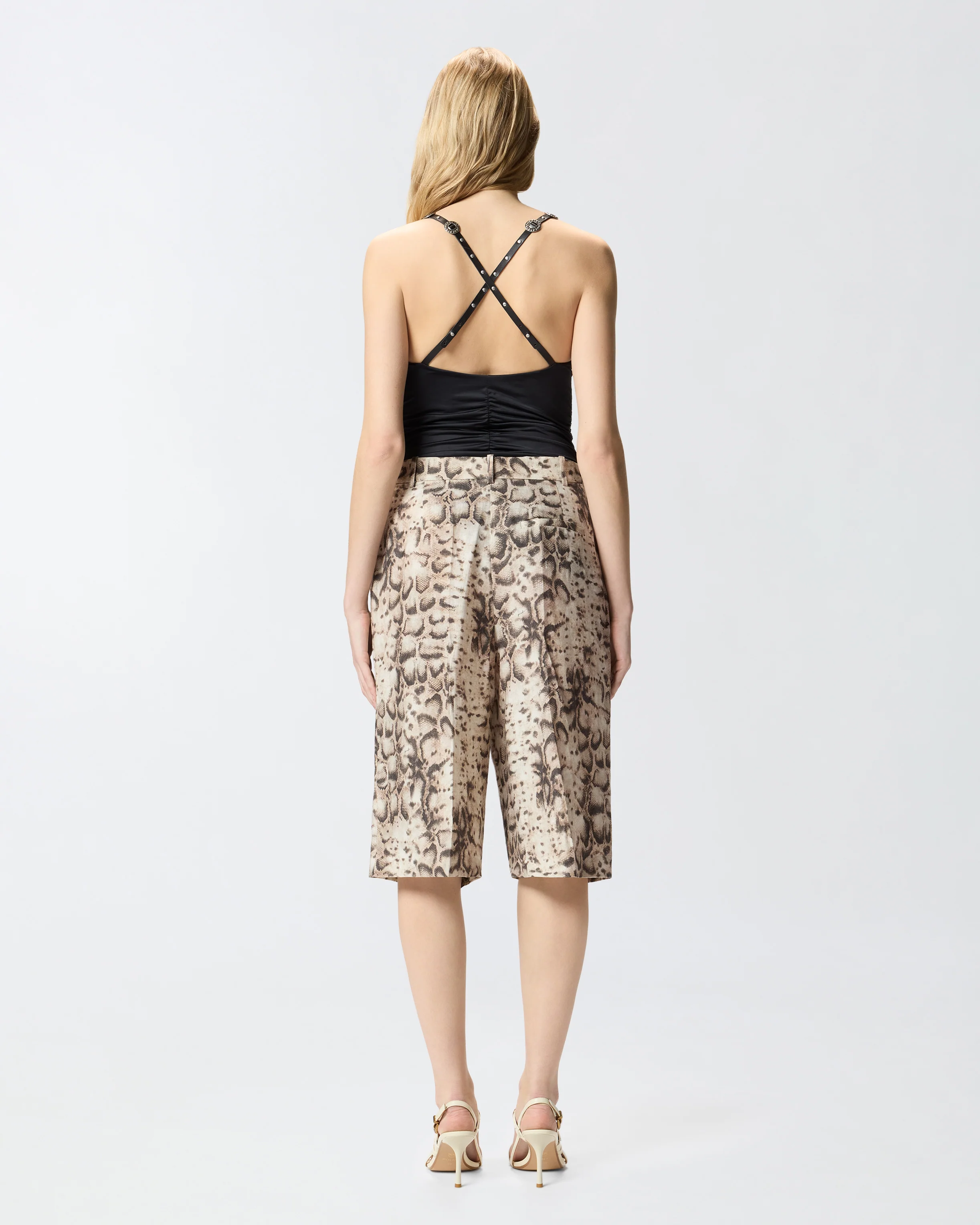Bodysuit with crossed shoulder straps - Image 3