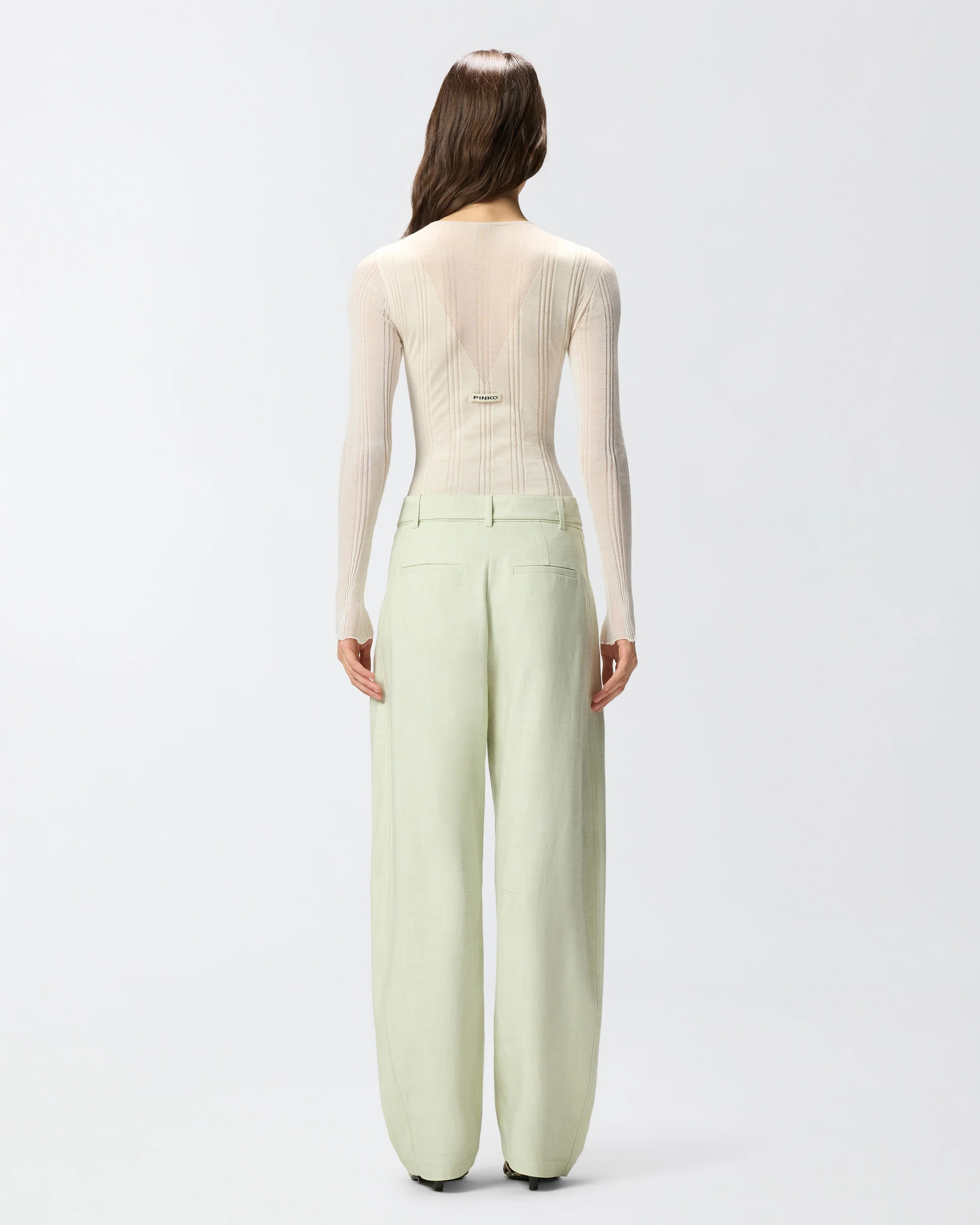 Bodysuit with sheer details - Image 3