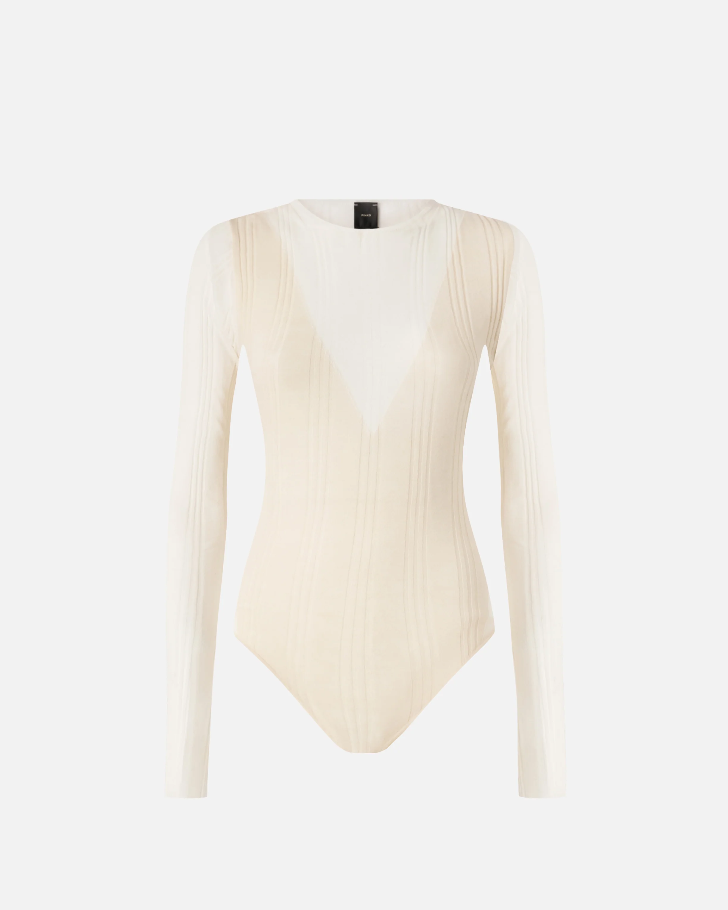 Bodysuit with sheer details - Image 5