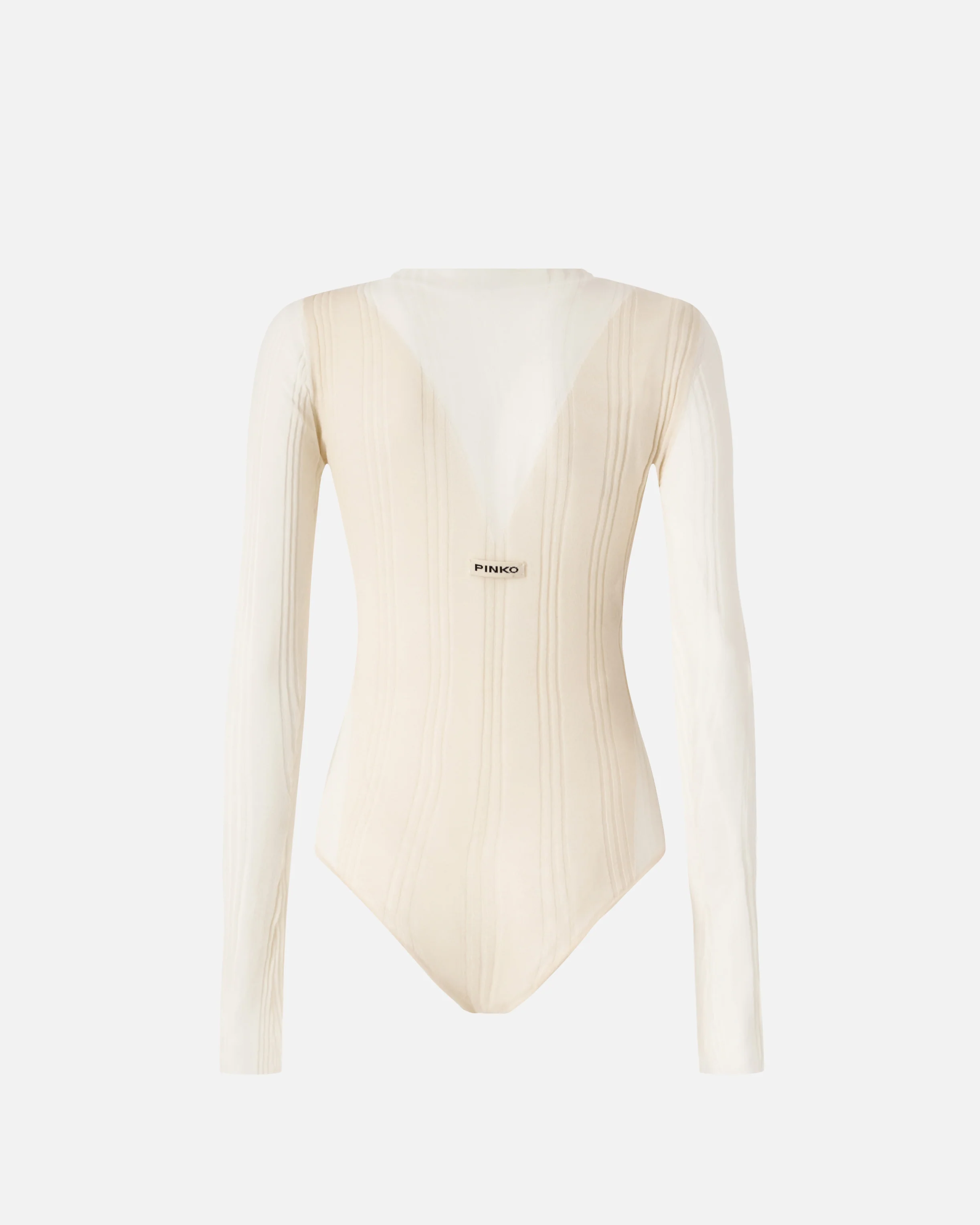 Bodysuit with sheer details - Image 6