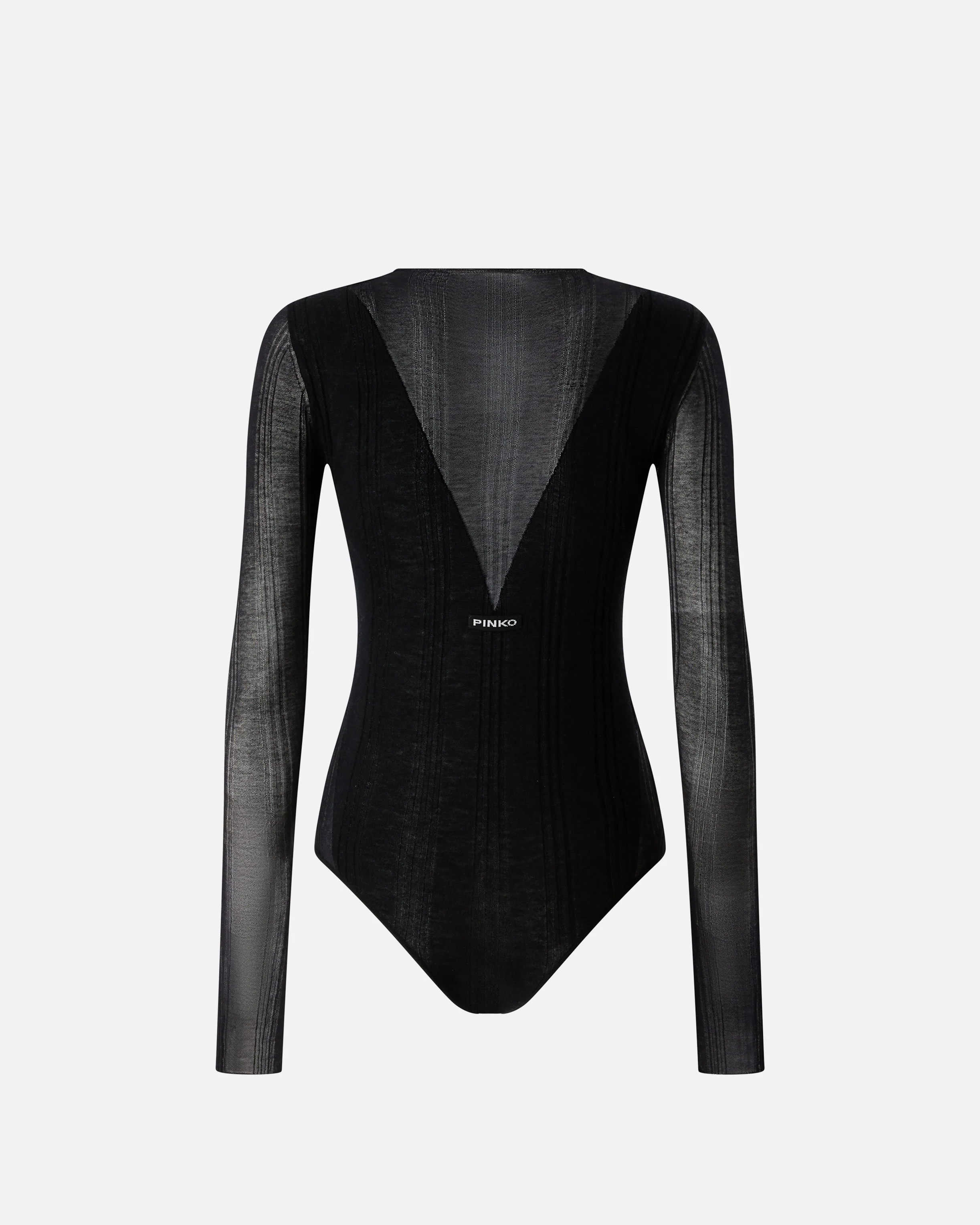 Bodysuit with sheer details - Image 6