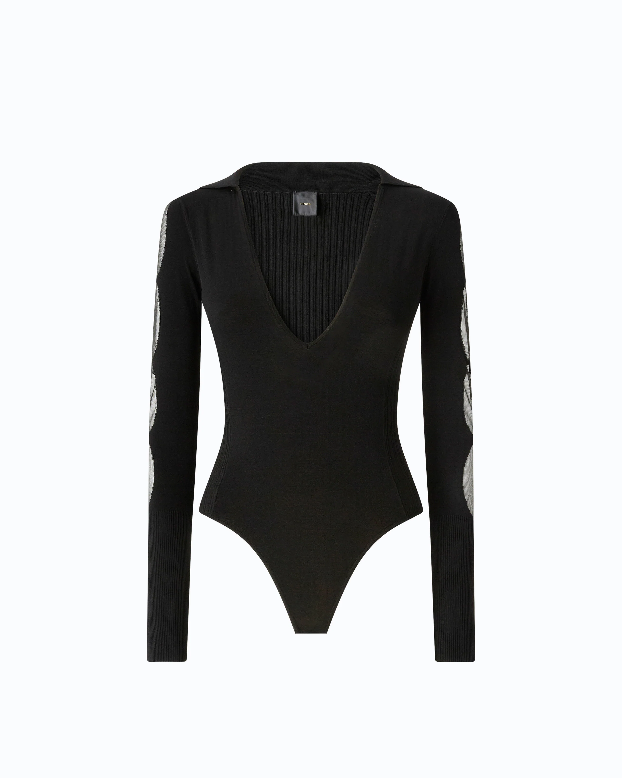 Bodysuit with sheer details - Image 5