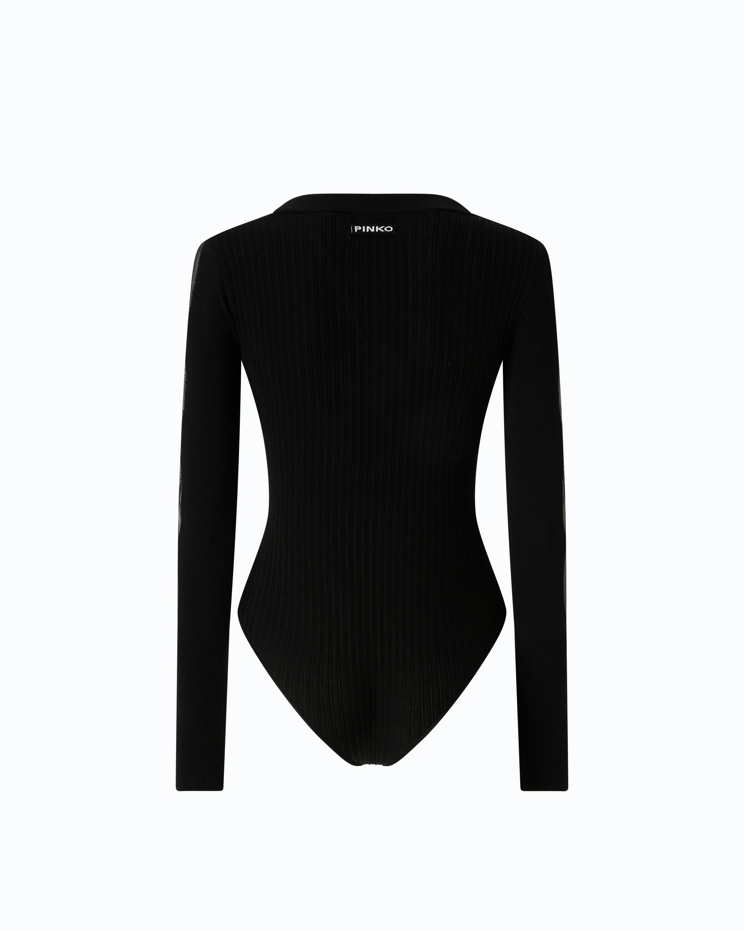 Bodysuit with sheer details - Image 6