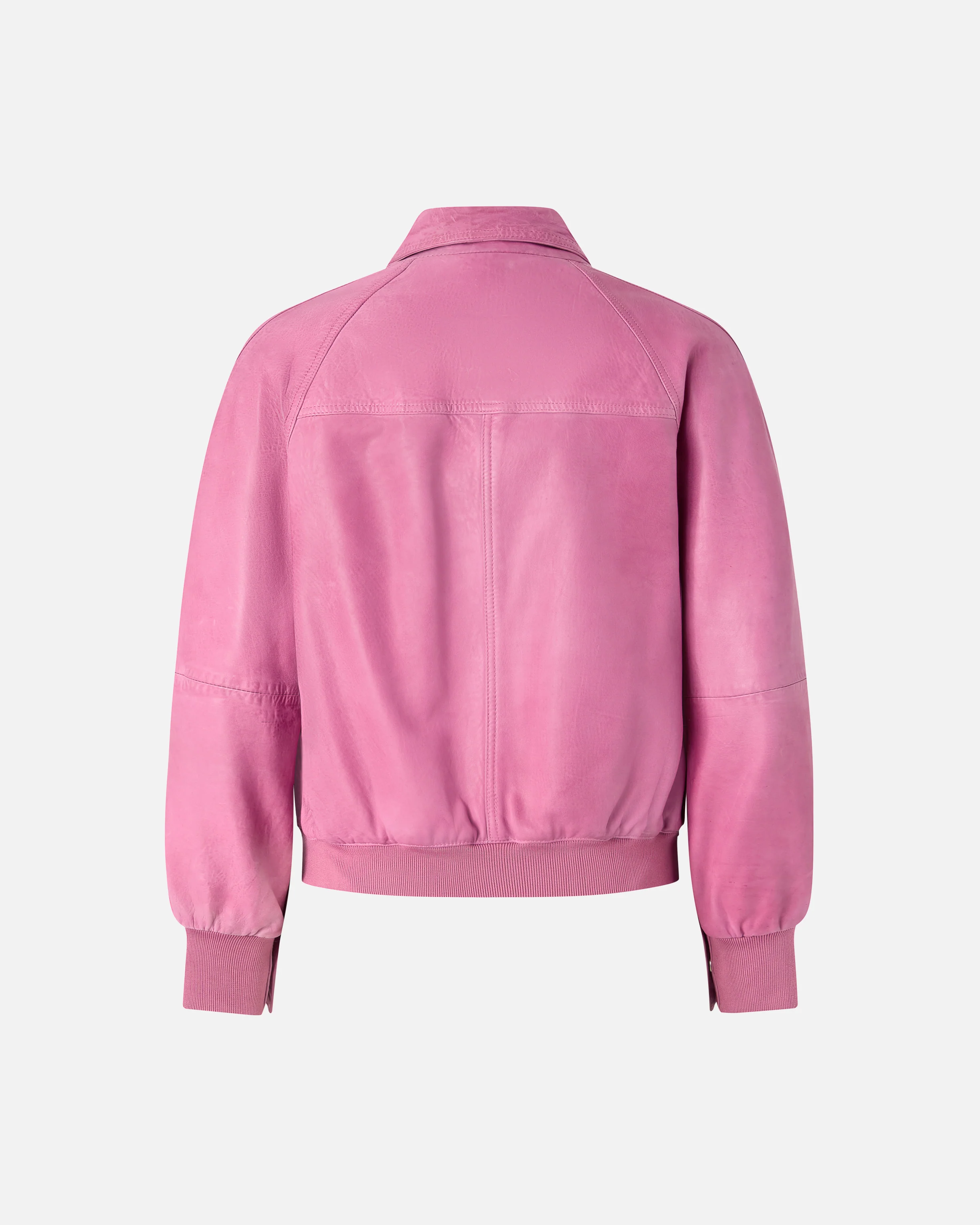 Bomber jacket in vintage leather - Image 6