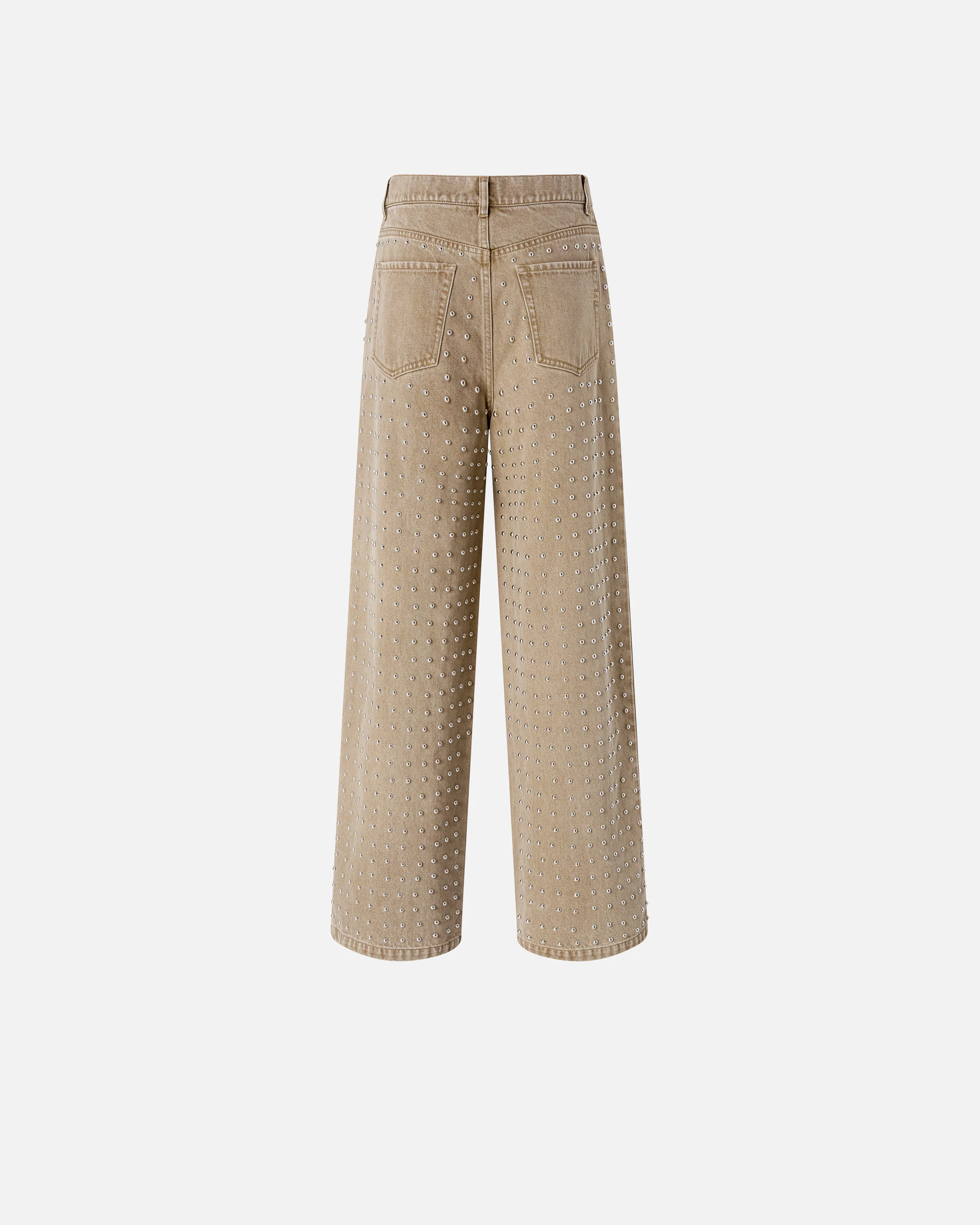Brown jeans with studs - Image 6