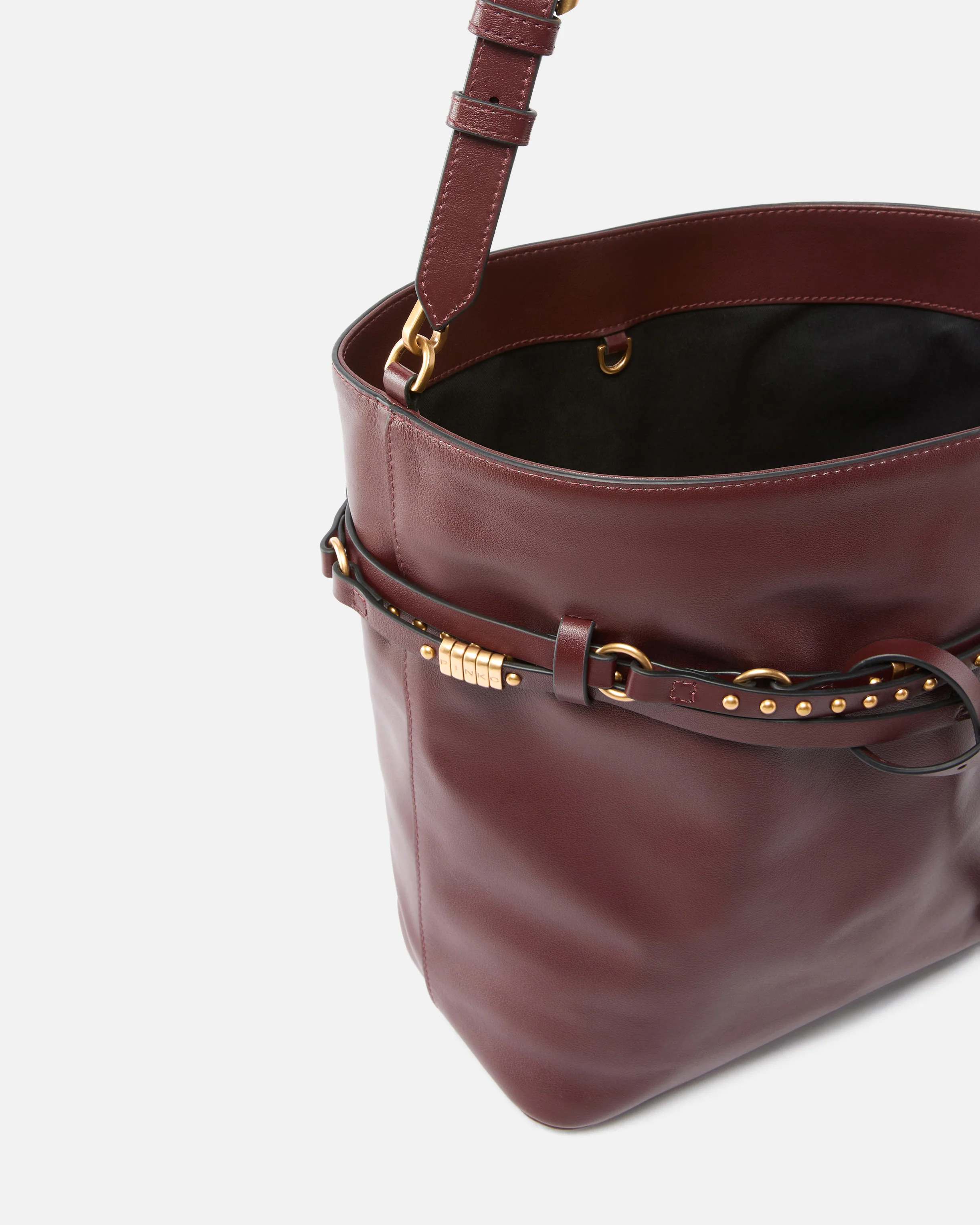 Bucket Belt Bag medium shoulder bag in leather - Image 4