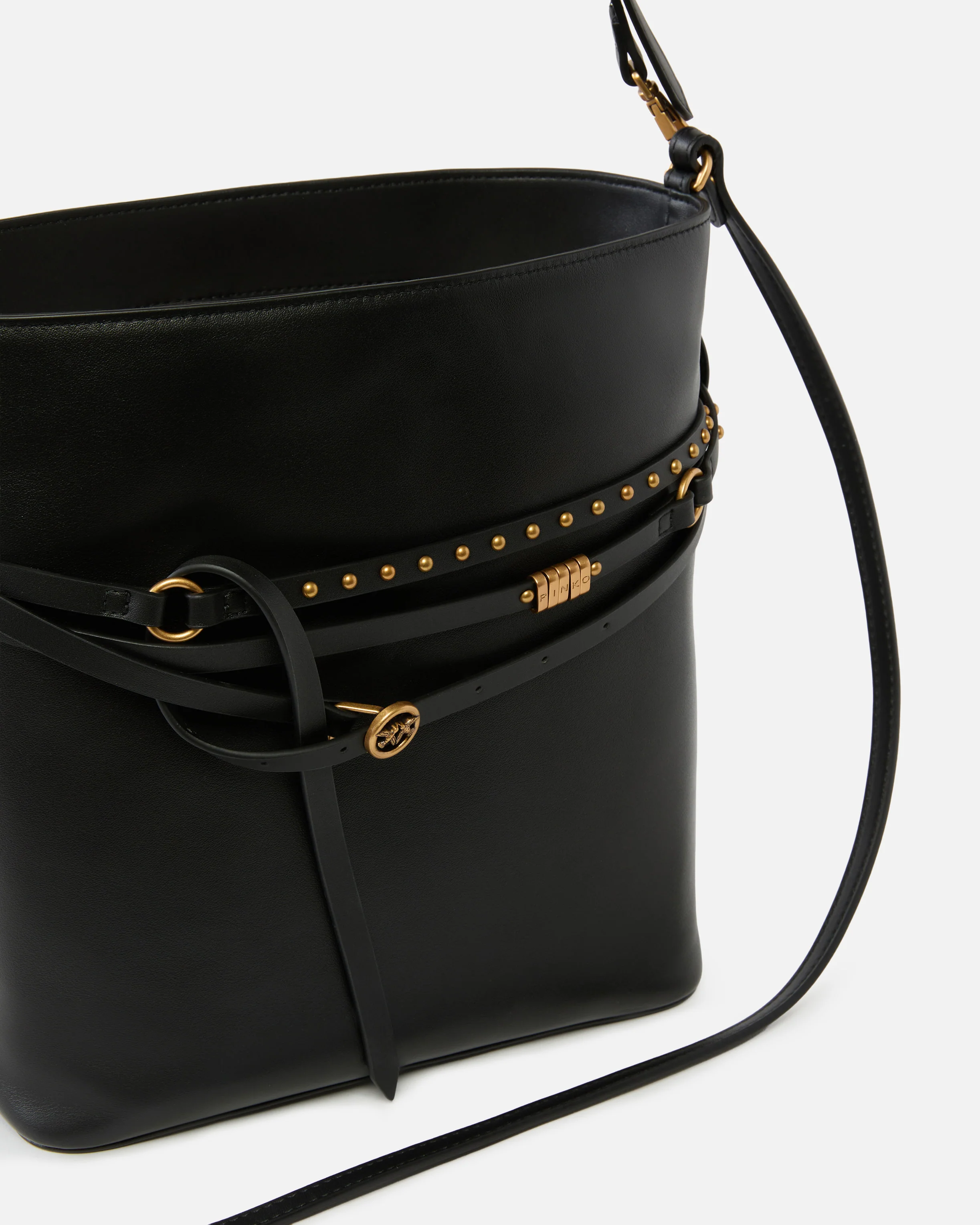Bucket Belt Bag medium shoulder bag in leather - Image 3
