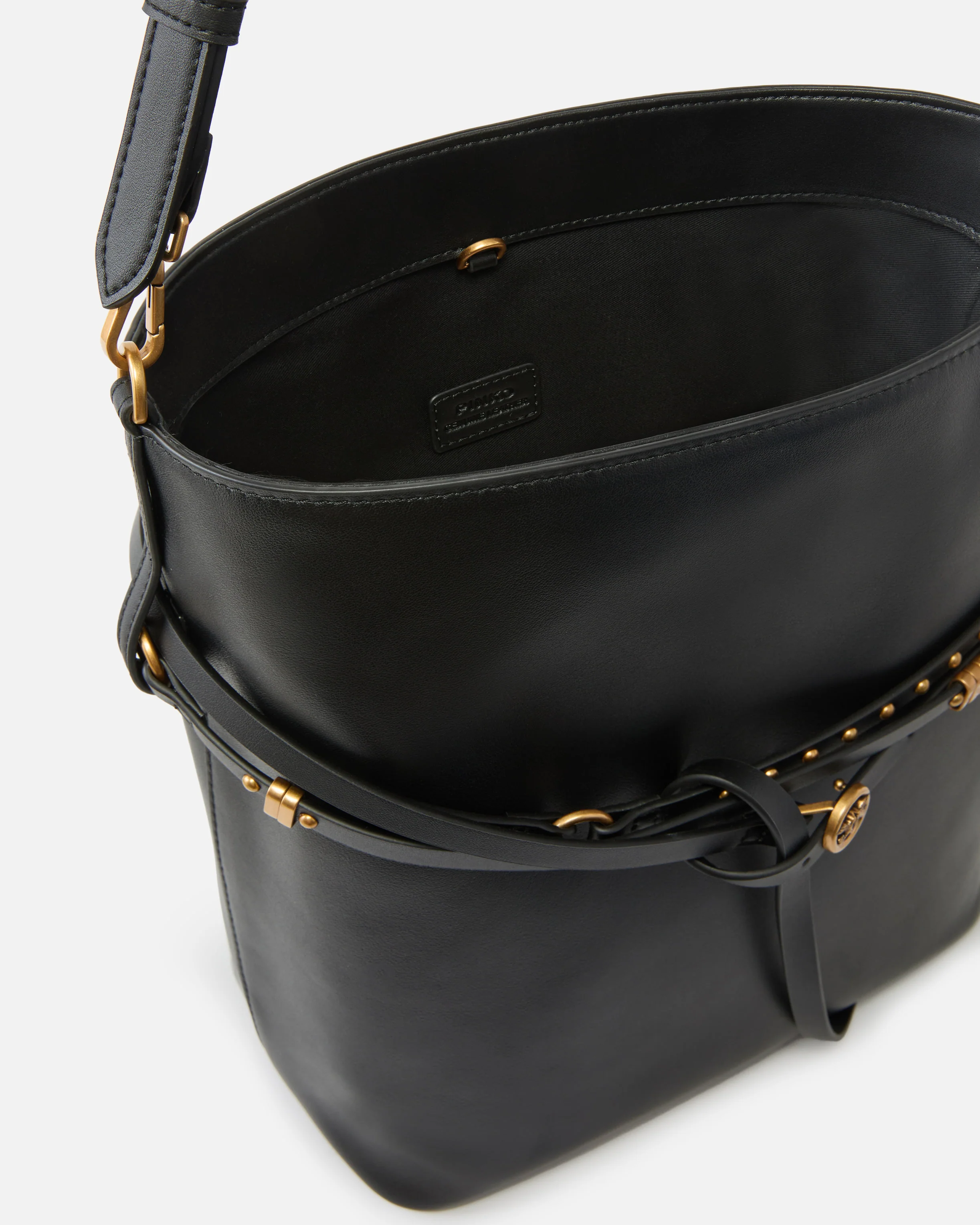 Bucket Belt Bag medium shoulder bag in leather - Image 4