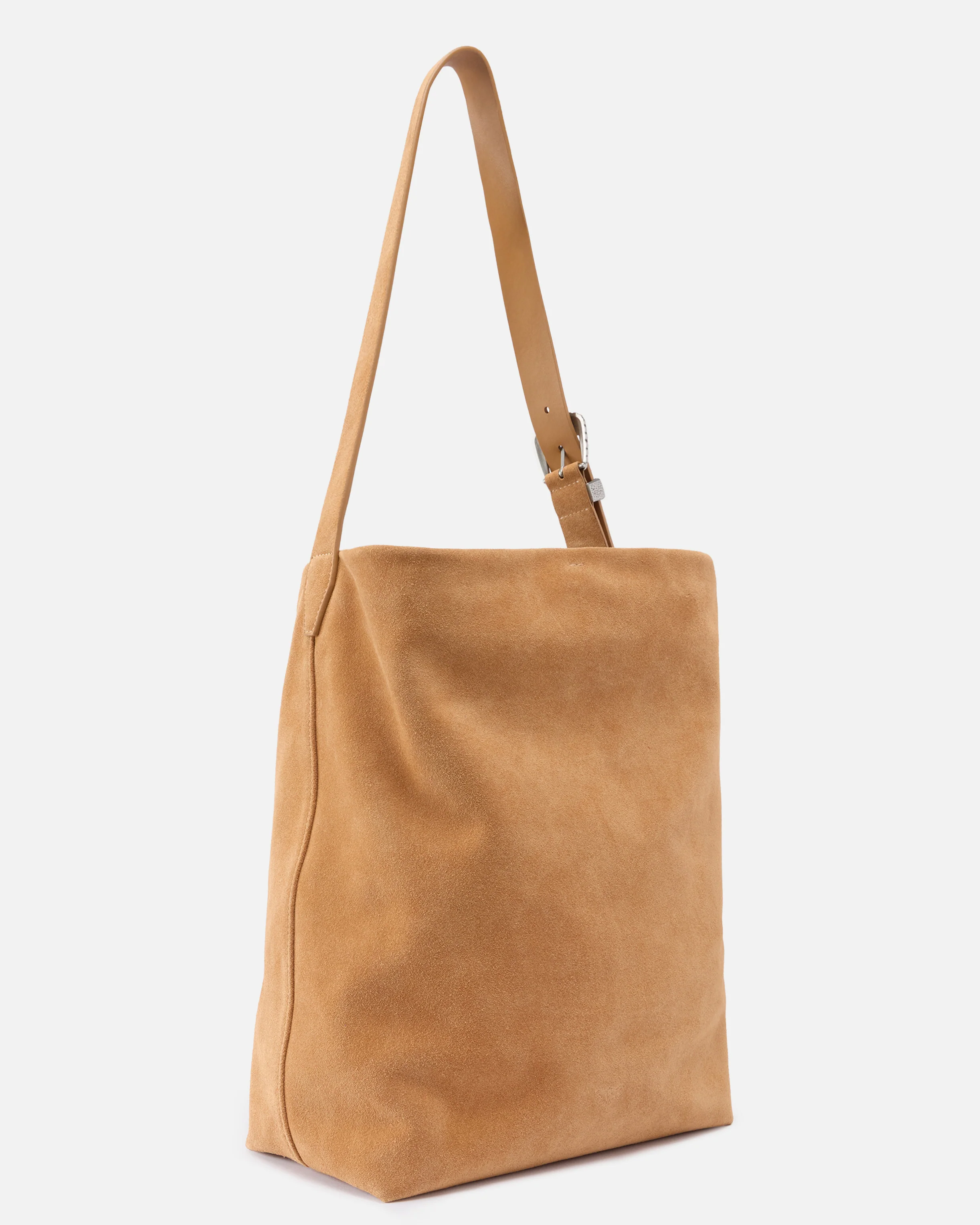 Bucket Big large crossbody bag in suede - Image 2