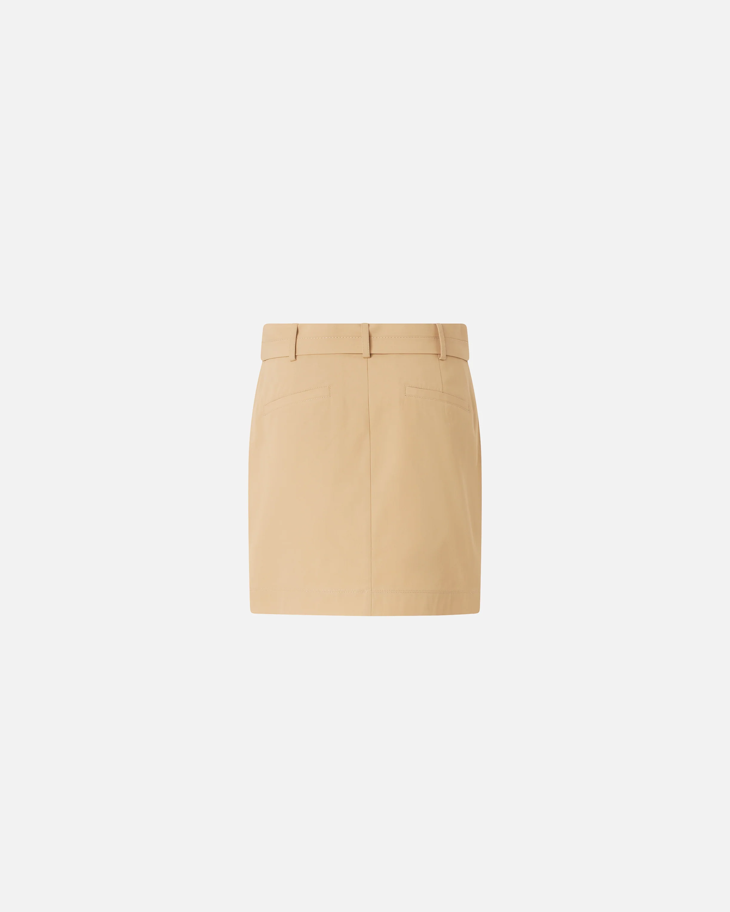 Buttoned mini skirt with belt - Image 6