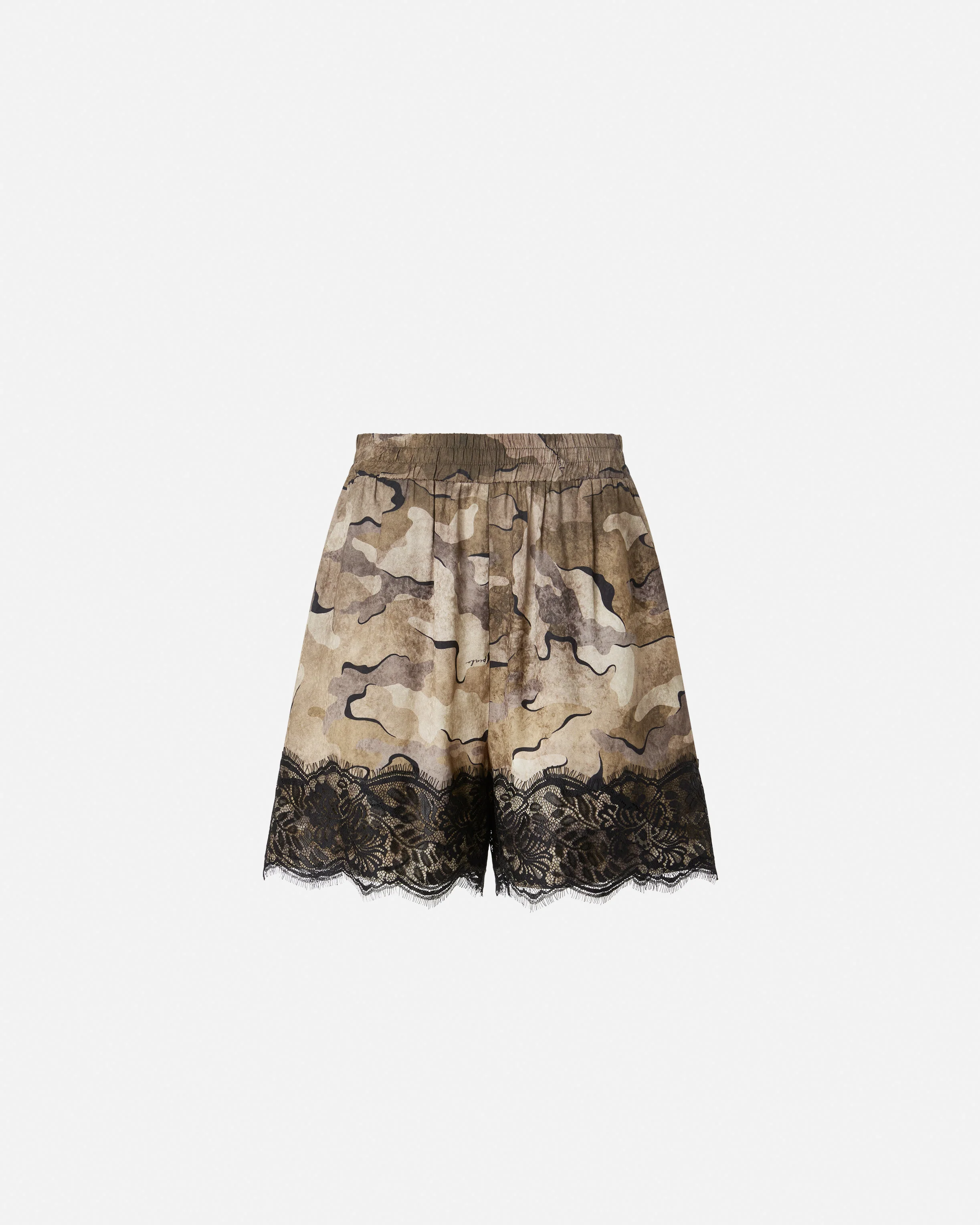 Camouflage shorts with lace - Image 5