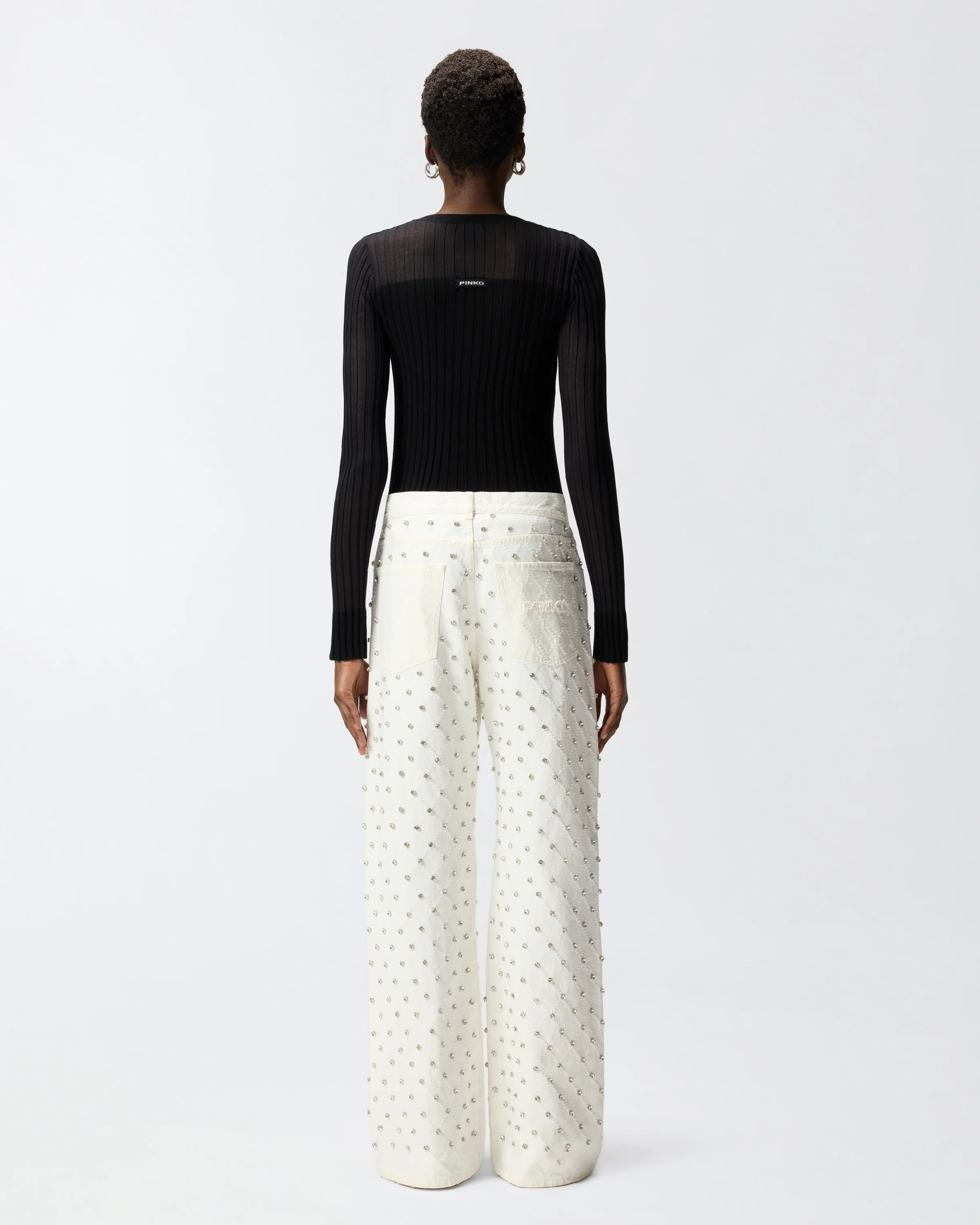 Cardigan in lightweight ribbed knit - Image 3