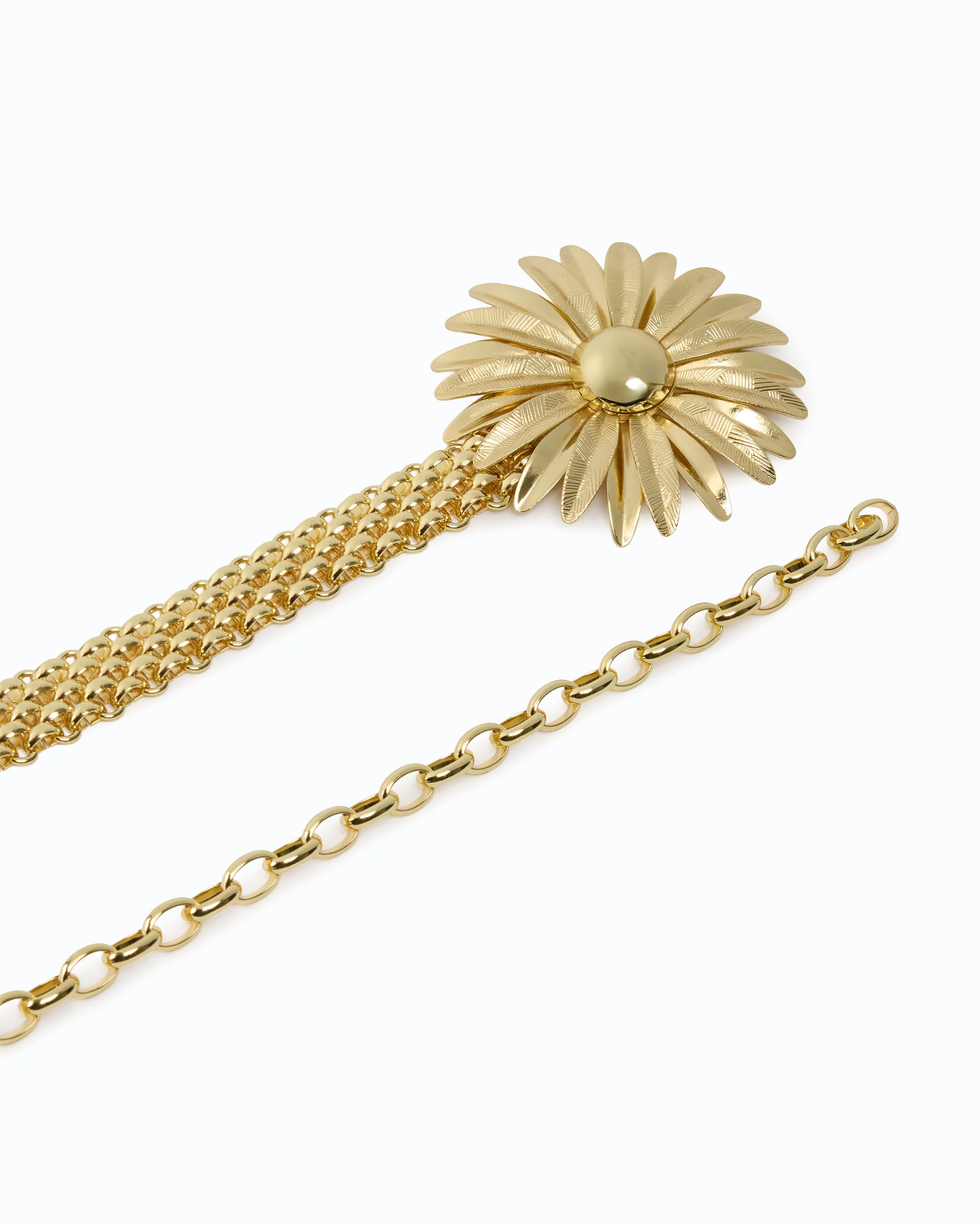Chain belt with flower, 1.5 cm - Image 3