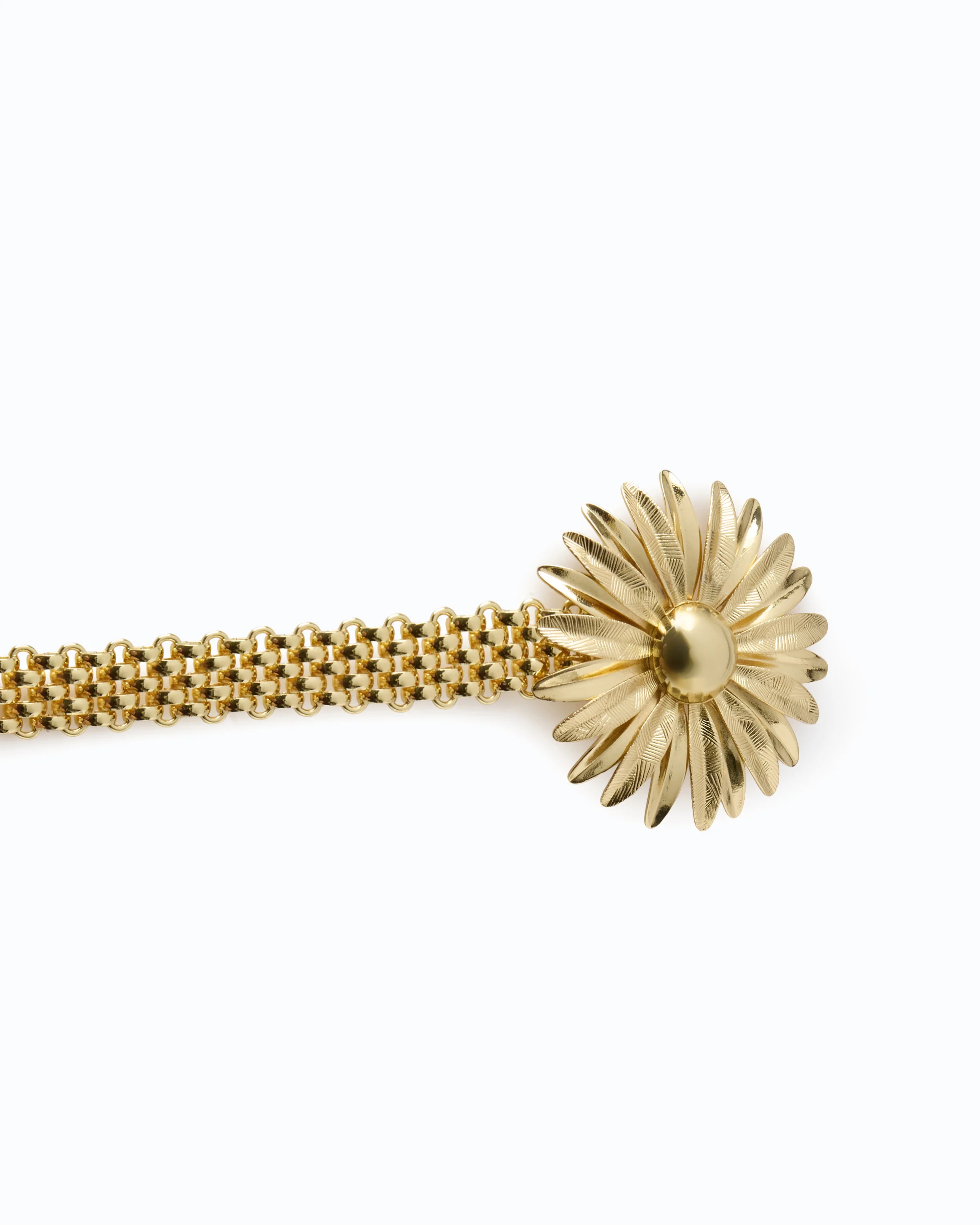 Chain belt with flower, 1.5 cm - Image 5