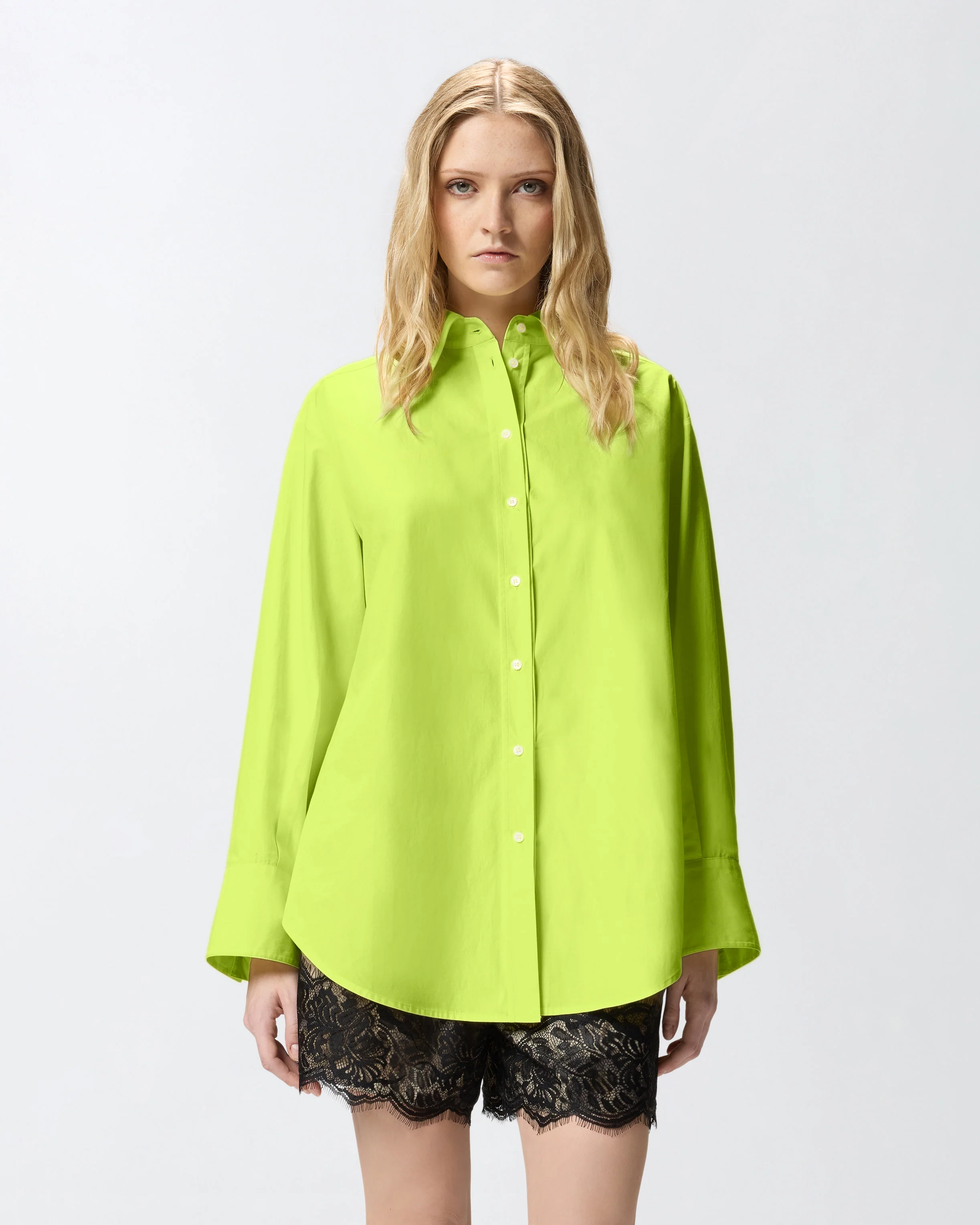 Cotton poplin shirt
