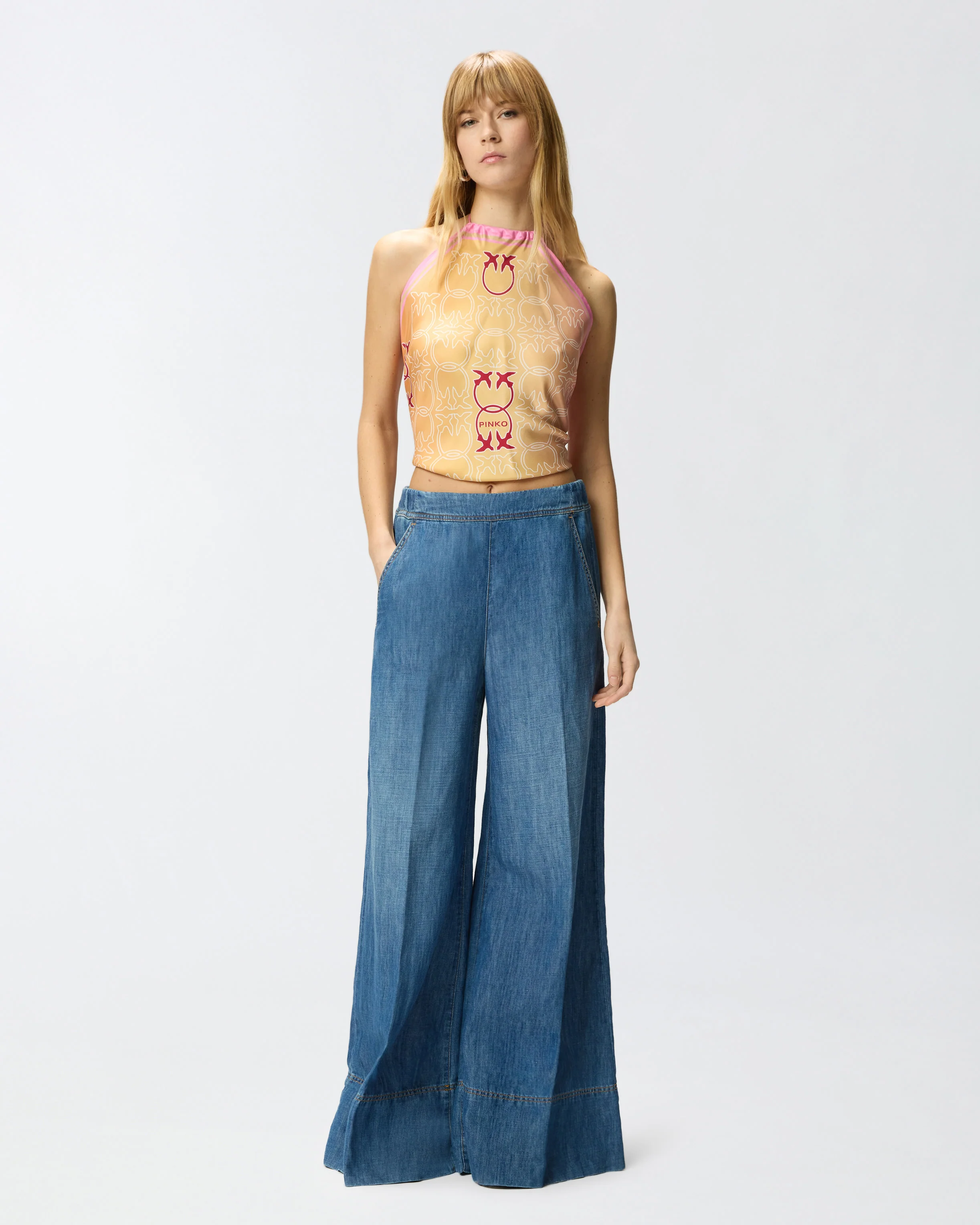 Cover-up top with Love Birds logo - Image 2