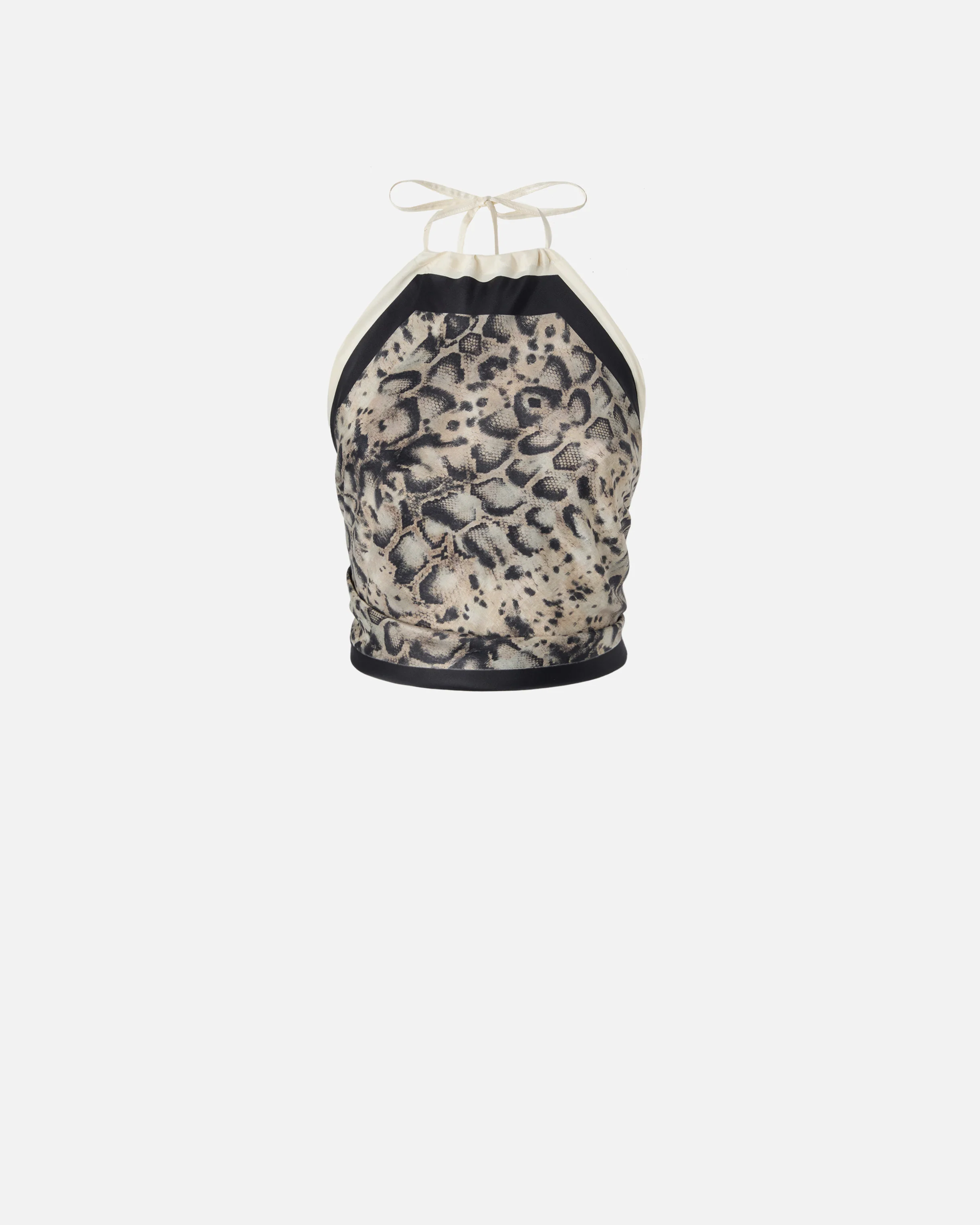 Cover-up top with snake print - Image 5