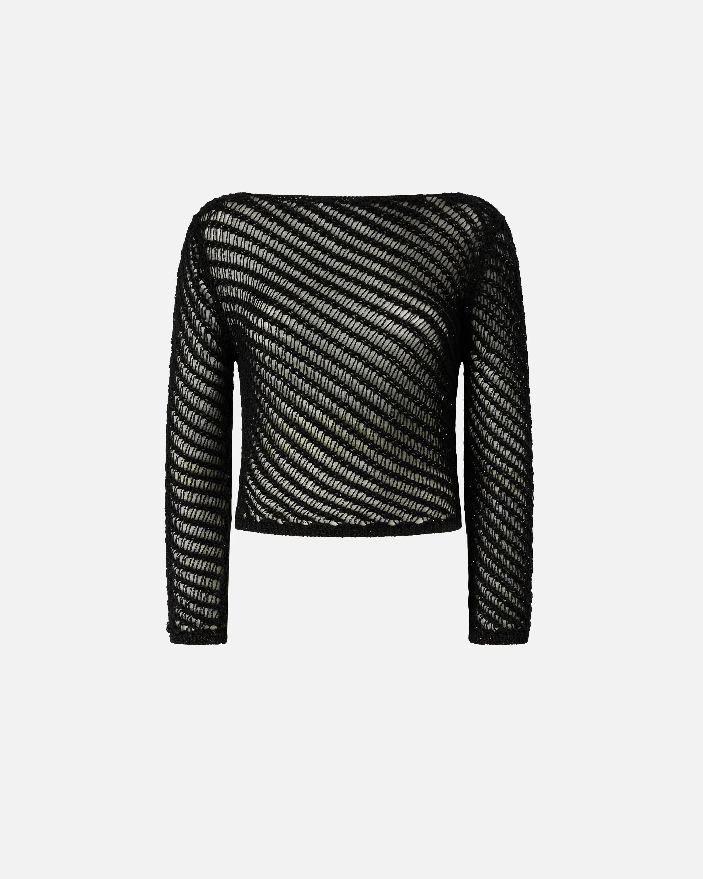 Crochet effect sweater with sequins - Image 5