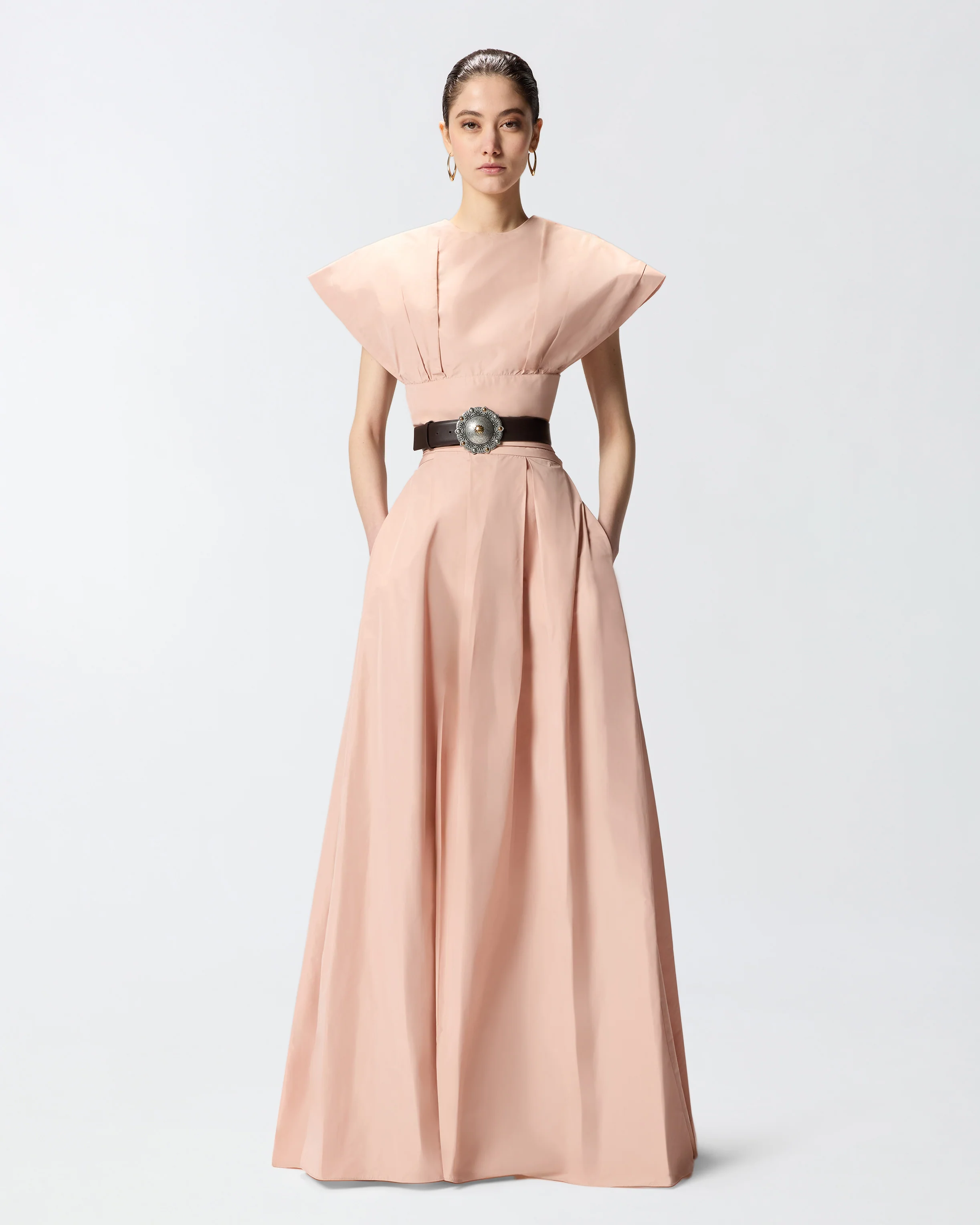 Crop top with wide sleeves - Image 2