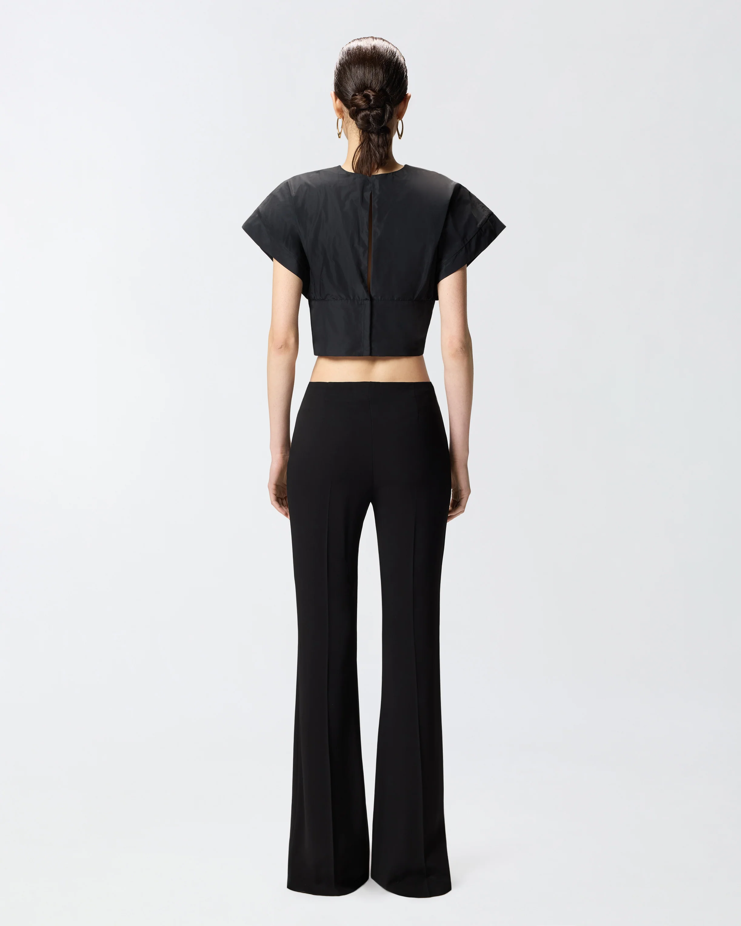 Crop top with wide sleeves - Image 3
