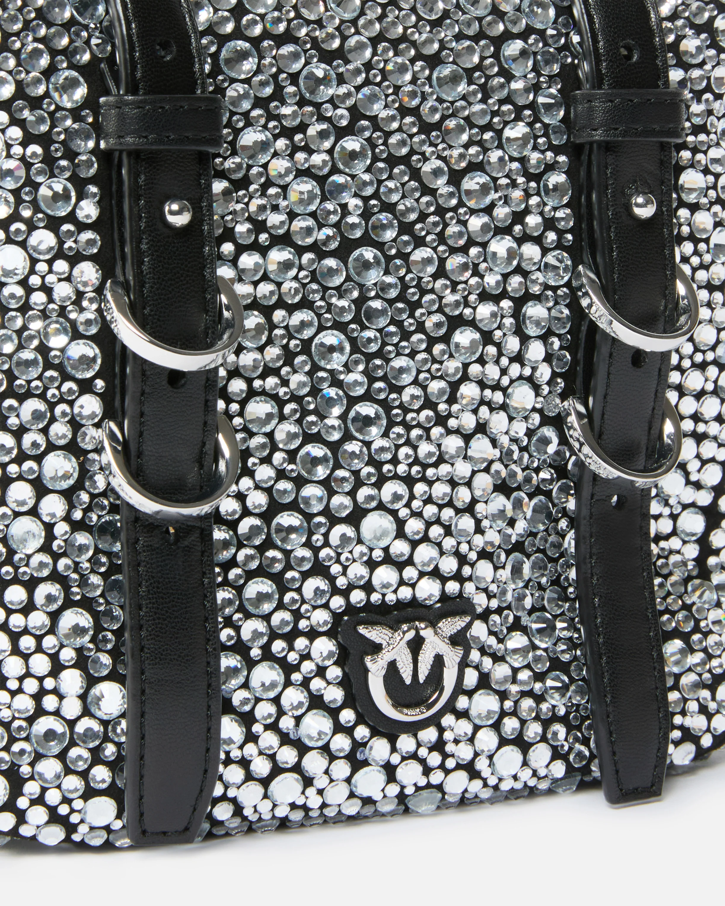 Cubic Bag fully rhinestoned crossbody bag - Image 3