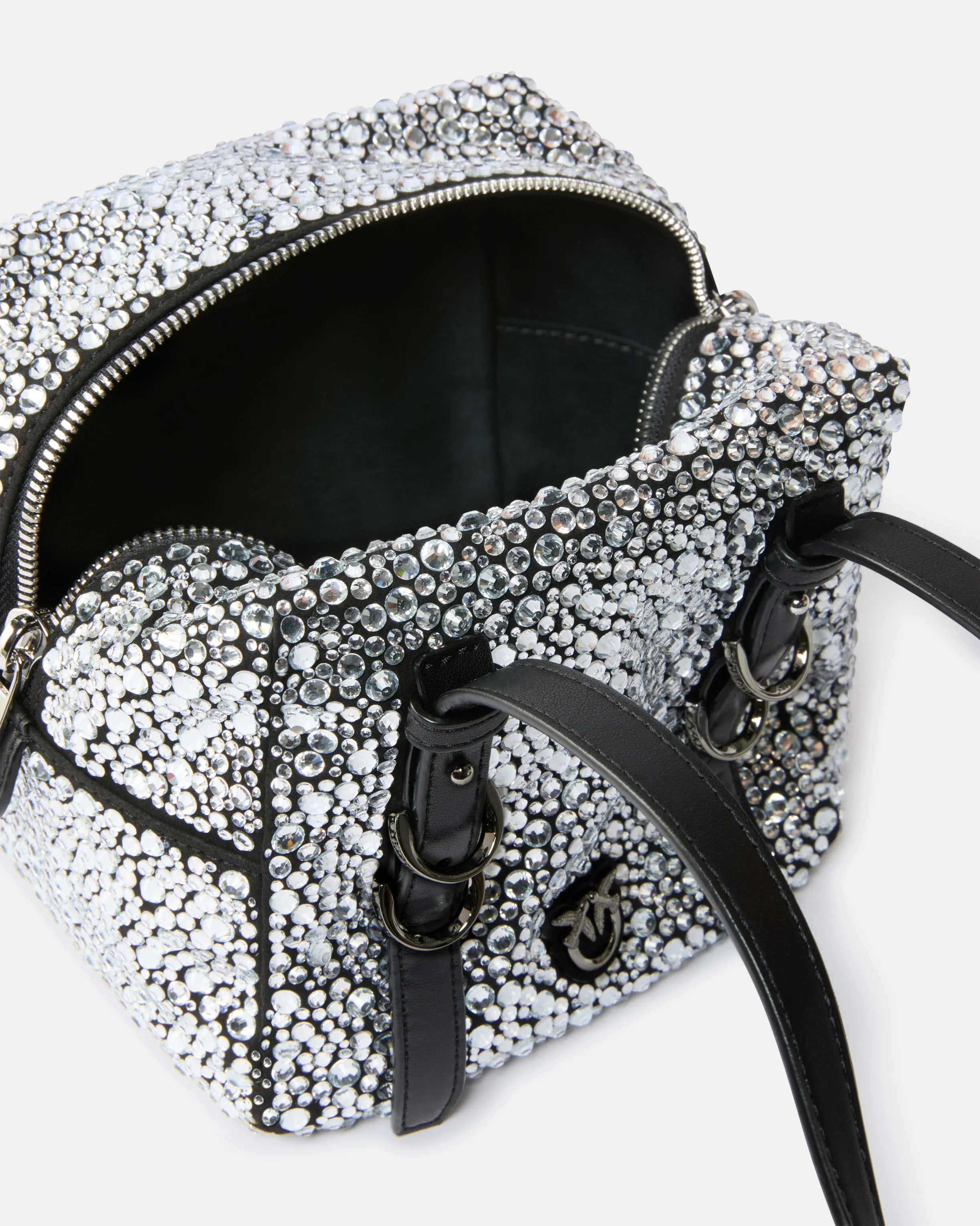 Cubic Bag fully rhinestoned crossbody bag - Image 4