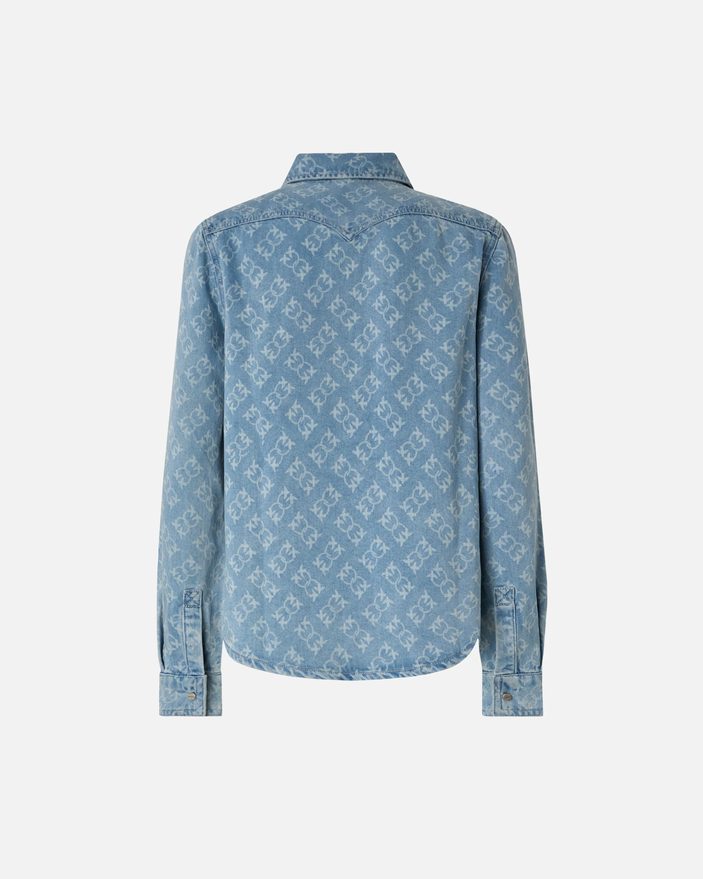 Denim shirt with Love Birds logo - Image 7