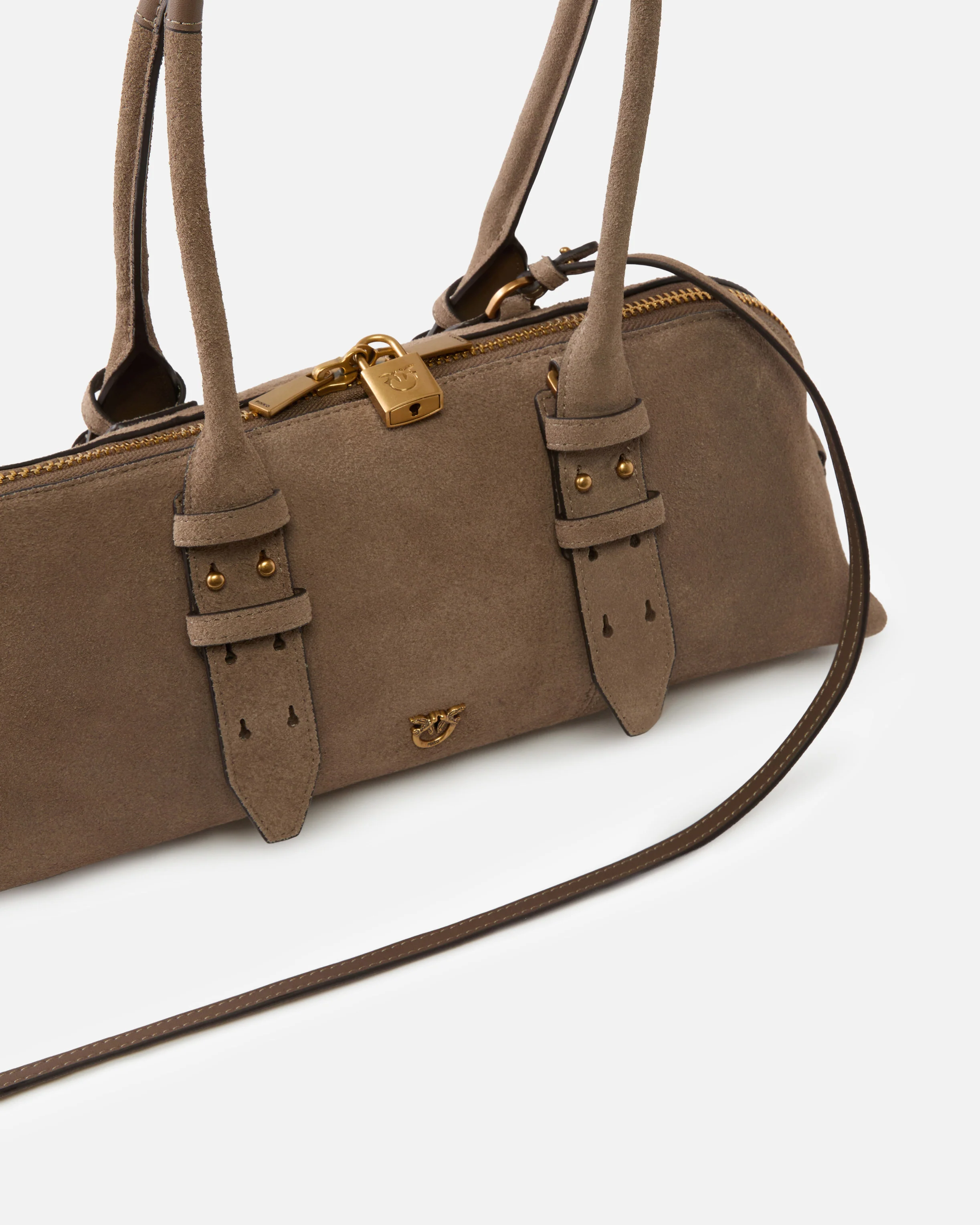 Escape Bag Horizontal large shoulder bag in suede - Image 3