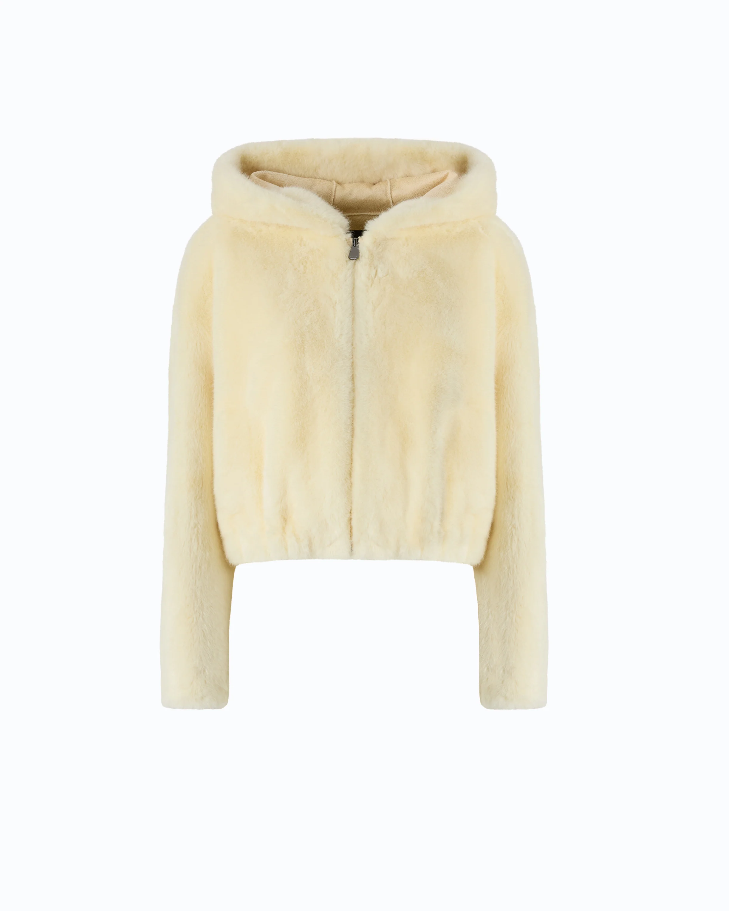 Faux fur cropped jacket - Image 5