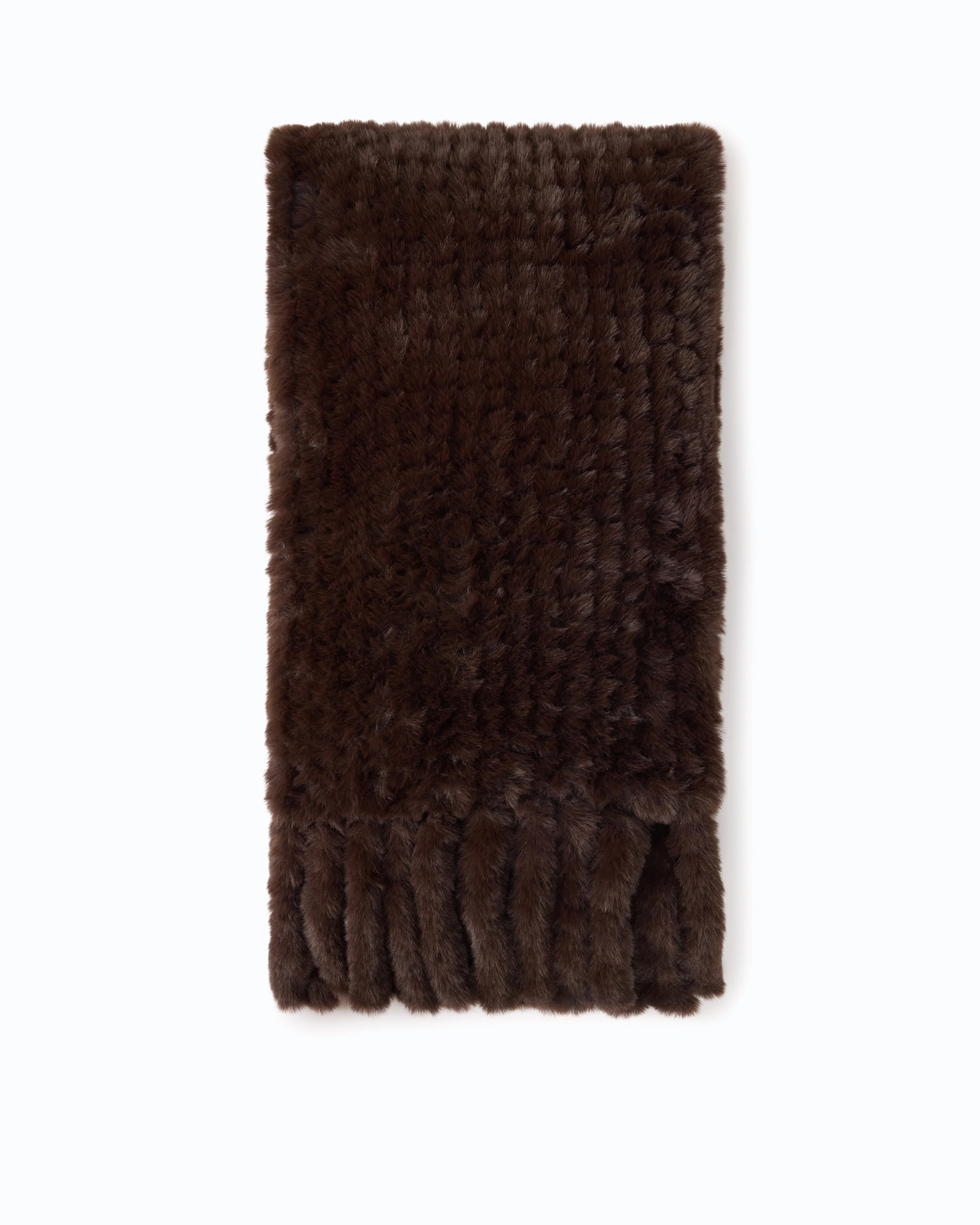 Faux fur maxi scarf