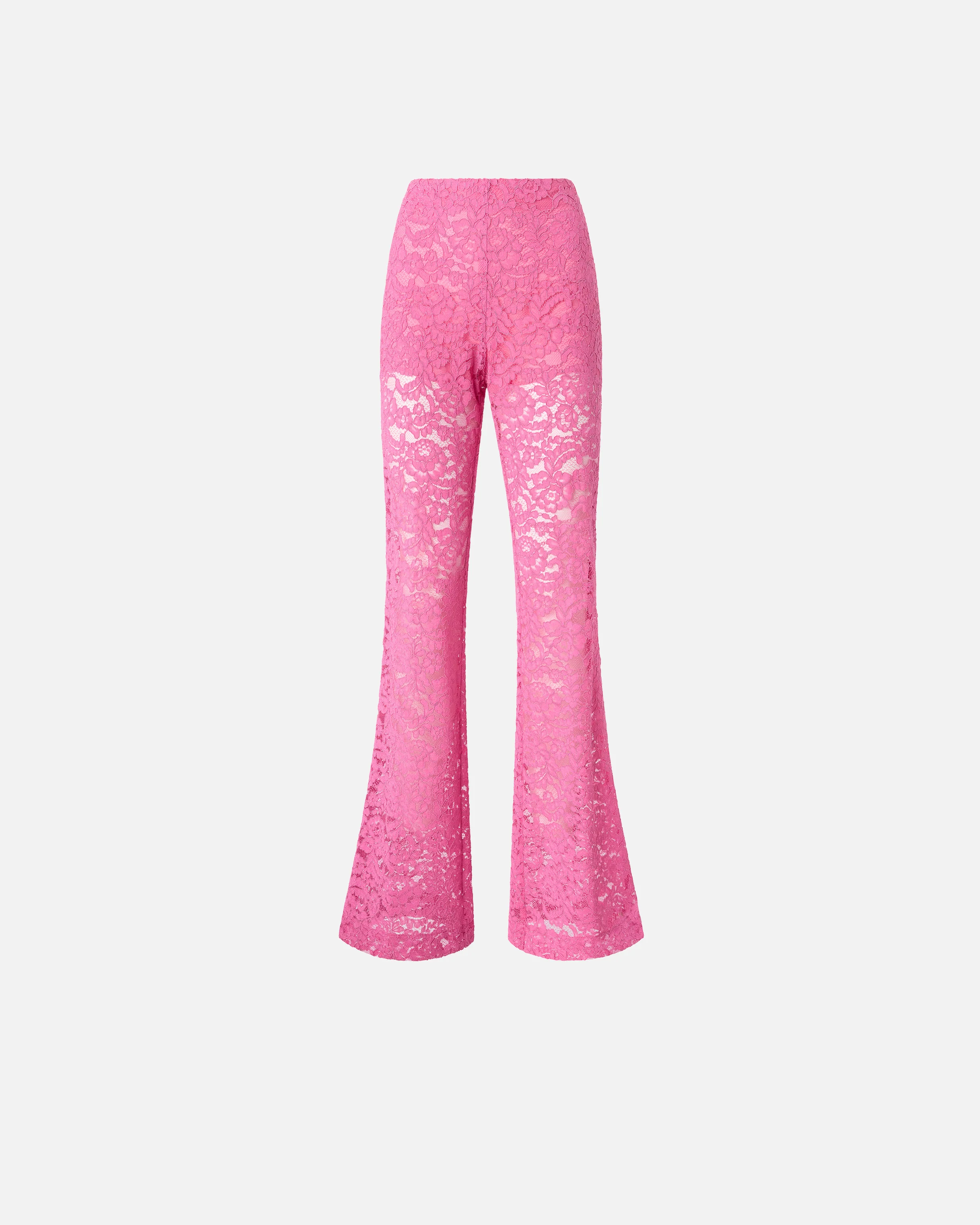 Flared lace trousers - Image 5