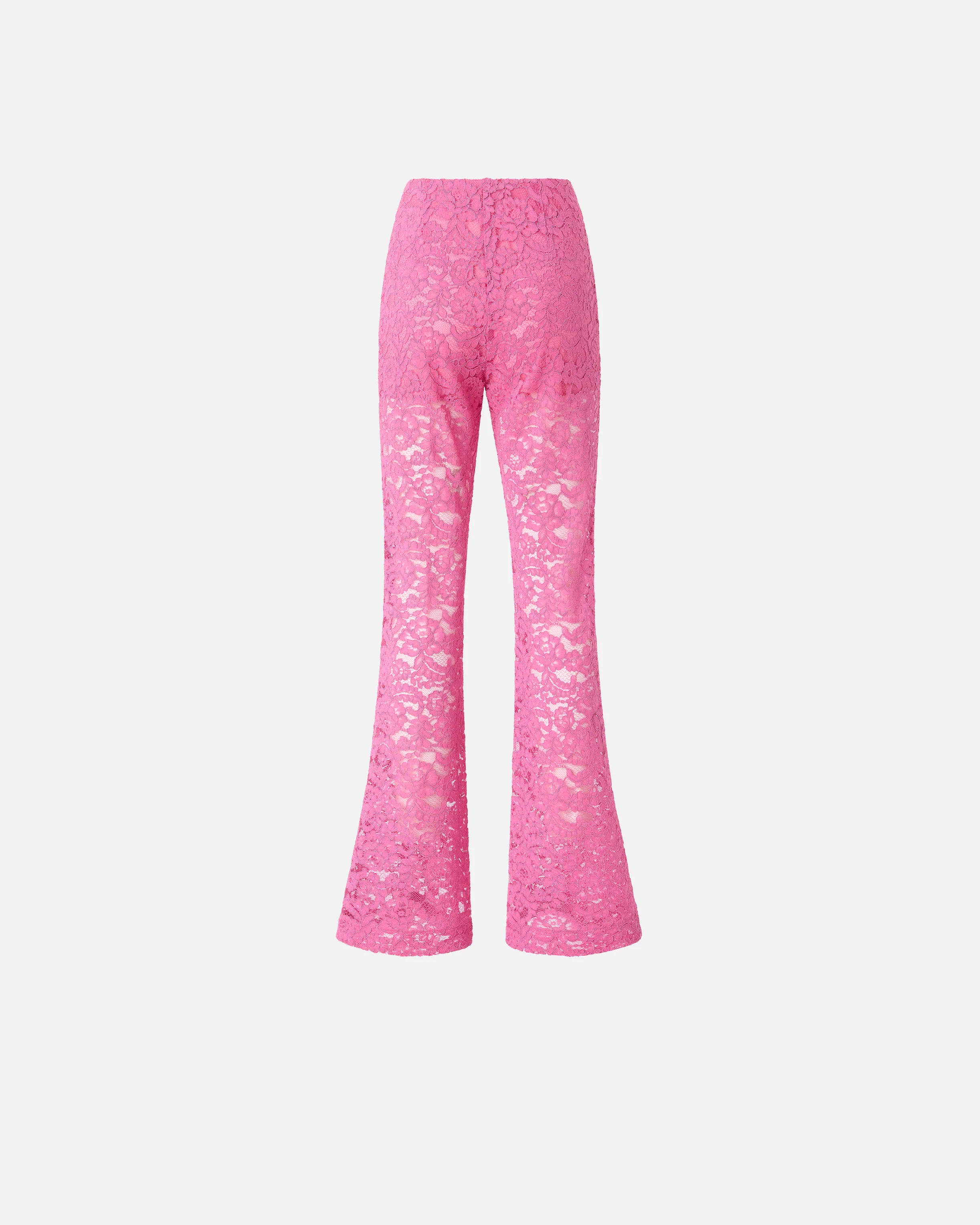 Flared lace trousers - Image 6