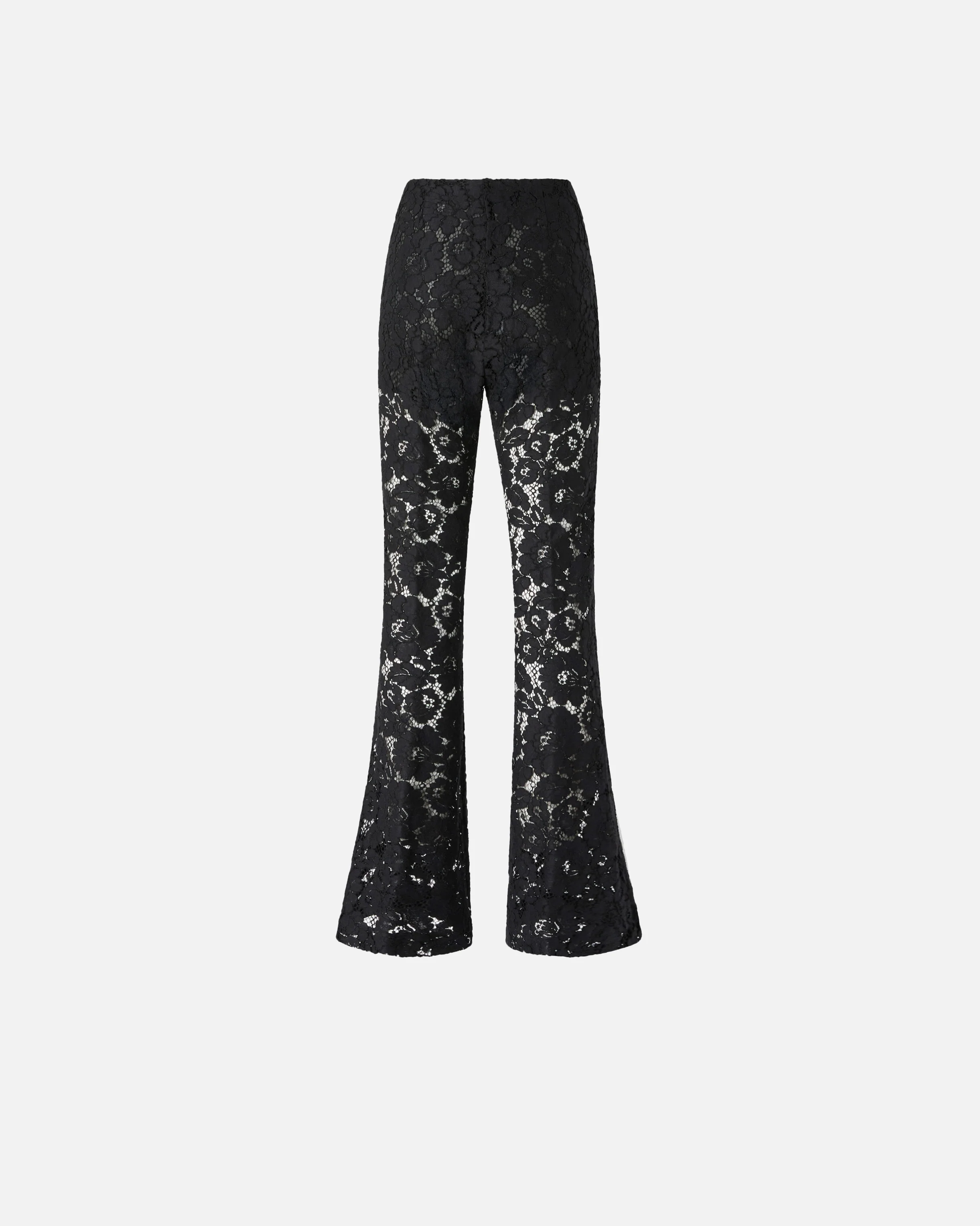Flared lace trousers - Image 6