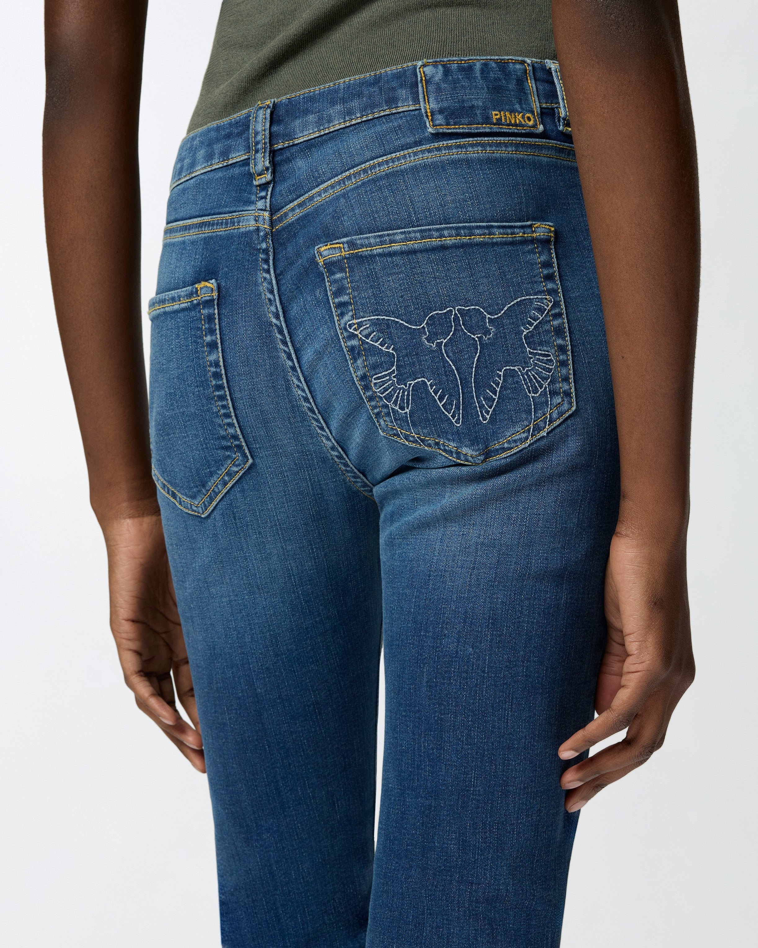 Flared stretch denim jeans - Image 4