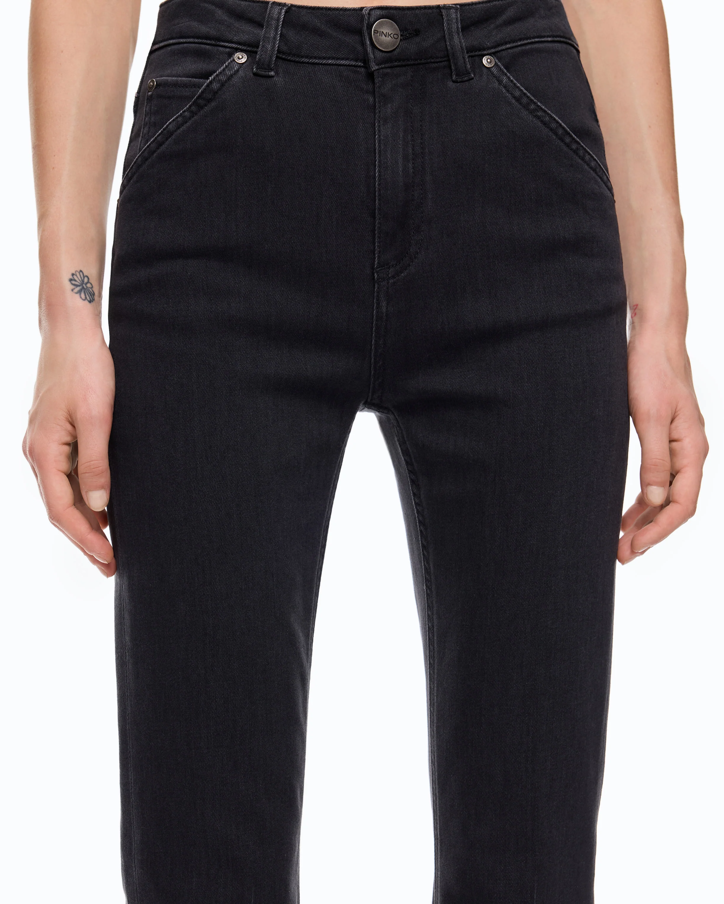 Flared stretch denim jeans - Image 3