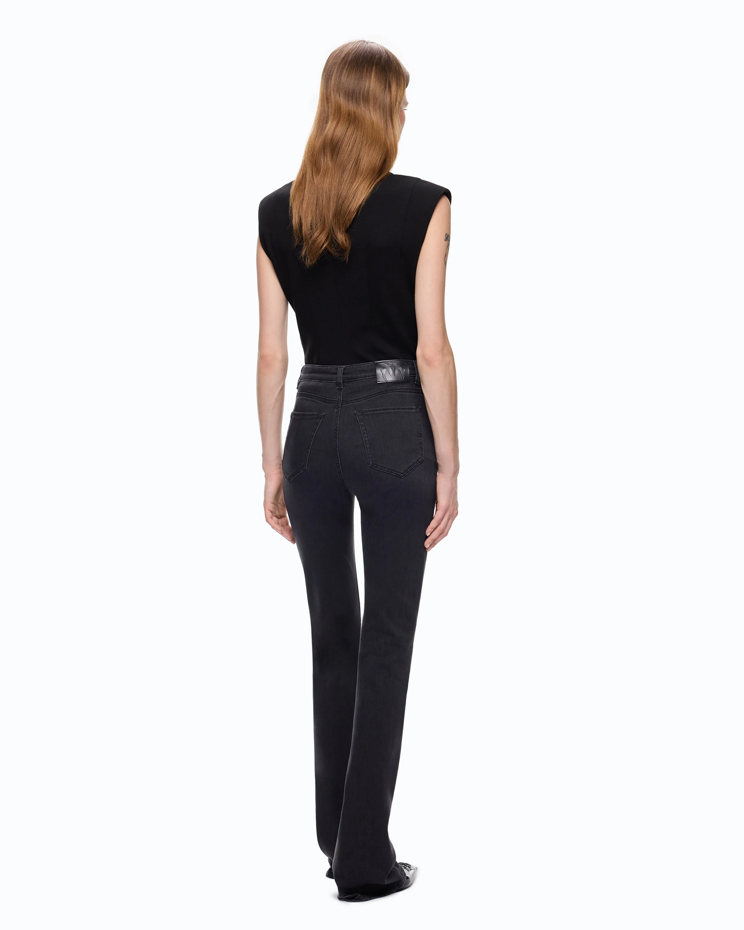 Flared stretch denim jeans - Image 4